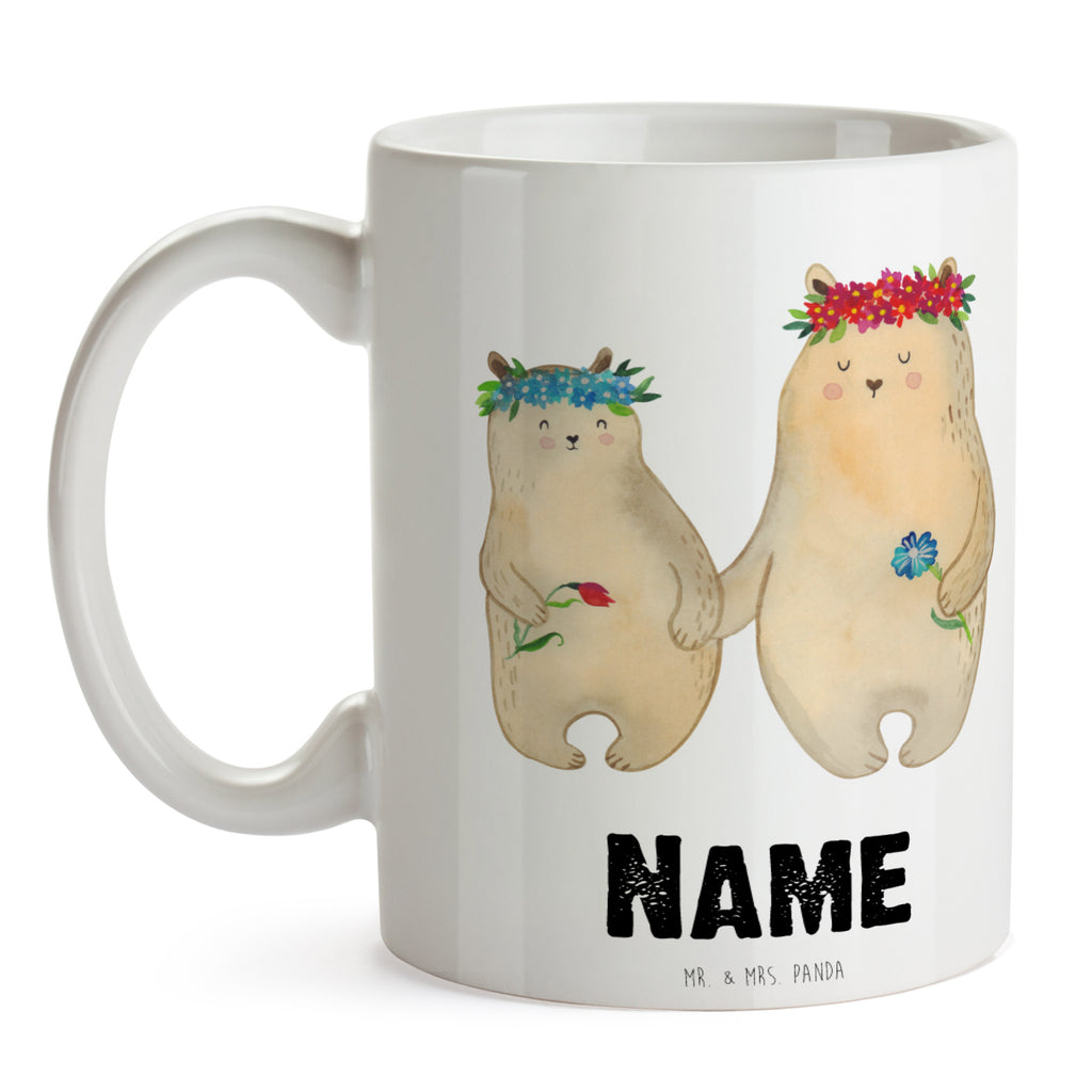 Personalisierte Tasse Bären mit Blumenkranz Personalisierte Tasse, Namenstasse, Wunschname, Personalisiert, Tasse, Namen, Drucken, Tasse mit Namen, Familie, Vatertag, Muttertag, Bruder, Schwester, Mama, Papa, Oma, Opa, Bär, Bären, Mutter, Mutti, Mami, Lieblingsmensch, Lieblingsmama, beste Mutter, weltbeste Mama, Geschenk Mama. Muttertag, Tochter, Kind, Kinder, Töchter, Family, Vorbild