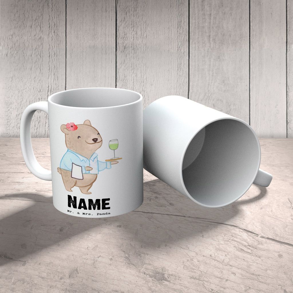 Personalisierte Tasse Restaurantfachfrau mit Herz Personalisierte Tasse, Namenstasse, Wunschname, Personalisiert, Tasse, Namen, Drucken, Tasse mit Namen, Beruf, Ausbildung, Jubiläum, Abschied, Rente, Kollege, Kollegin, Geschenk, Schenken, Arbeitskollege, Mitarbeiter, Firma, Danke, Dankeschön, Restaurantfachfrau, Kellnerin, Servicefachkraft, Restaurant
