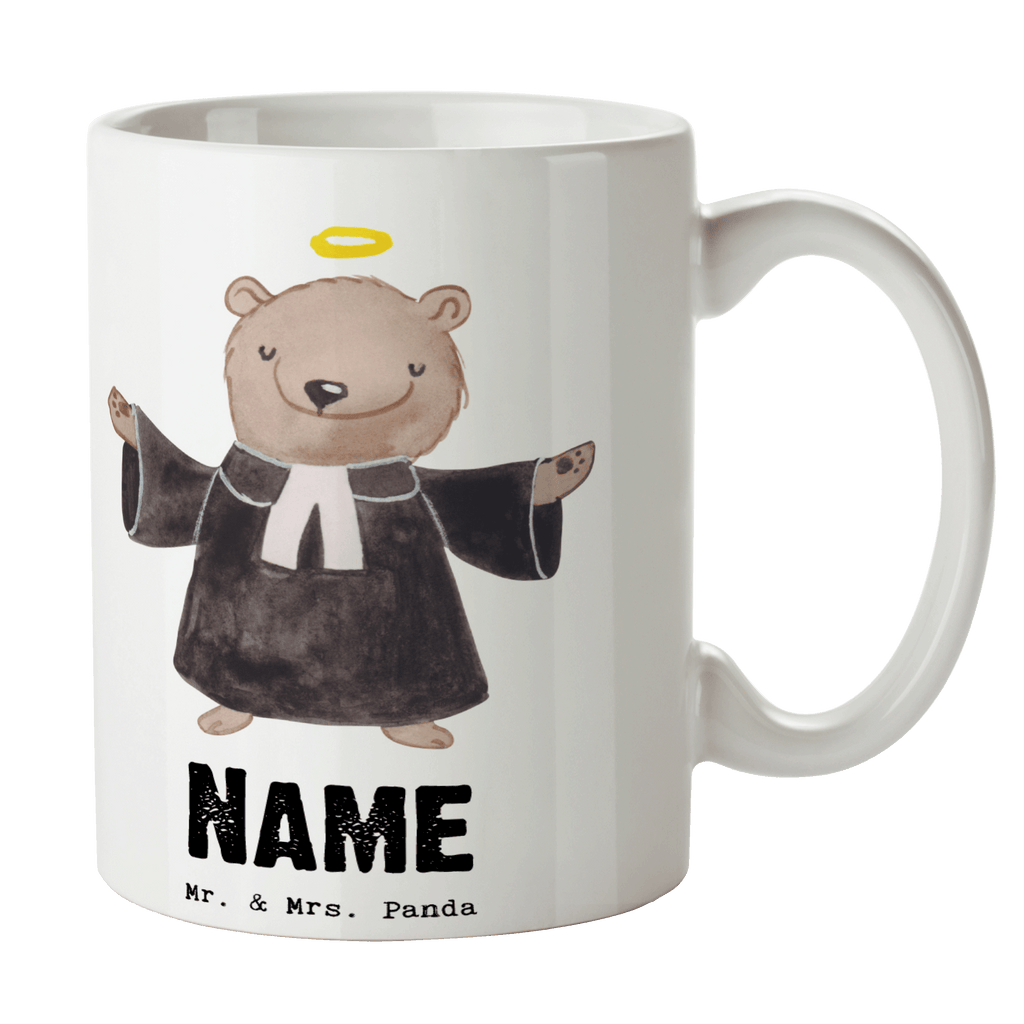 Personalisierte Tasse Pfarrer mit Herz Personalisierte Tasse, Namenstasse, Wunschname, Personalisiert, Tasse, Namen, Drucken, Tasse mit Namen, Beruf, Ausbildung, Jubiläum, Abschied, Rente, Kollege, Kollegin, Geschenk, Schenken, Arbeitskollege, Mitarbeiter, Firma, Danke, Dankeschön, Pastor, Diener Gottes<br />Geistlicher, Pfarrer, Prediger<br />Priester, Theologe, Kirche