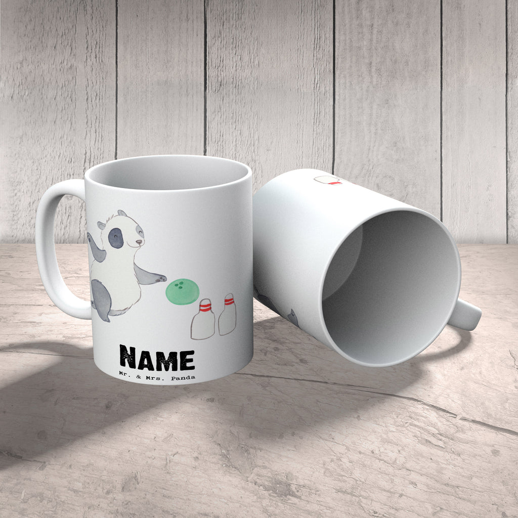 Personalisierte Tasse Panda Bowling Tage Personalisierte Tasse, Namenstasse, Wunschname, Personalisiert, Tasse, Namen, Drucken, Tasse mit Namen, Geschenk, Sport, Sportart, Hobby, Schenken, Danke, Dankeschön, Auszeichnung, Gewinn, Sportler, Bowling, Bowlen gehen, Bowling Center, Bowlingbahn, Kegelbahn, Kegelausflug, Bowlingausflug, Bowlingparty