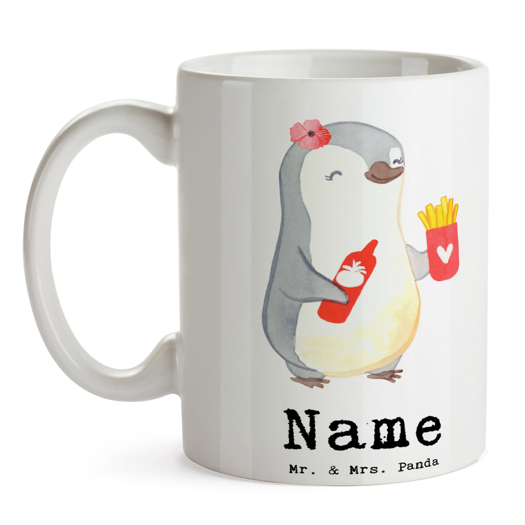 Personalisierte Tasse Imbissverkäuferin mit Herz Personalisierte Tasse, Namenstasse, Wunschname, Personalisiert, Tasse, Namen, Drucken, Tasse mit Namen, Beruf, Ausbildung, Jubiläum, Abschied, Rente, Kollege, Kollegin, Geschenk, Schenken, Arbeitskollege, Mitarbeiter, Firma, Danke, Dankeschön, Imbissbesitzerin, Imibissverkäuferin, Pommesverkäuferin