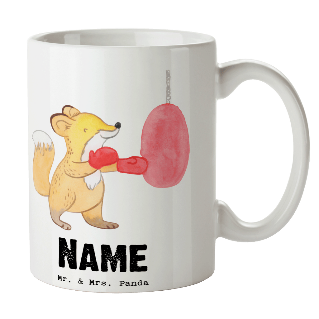 Personalisierte Tasse Fuchs Boxen Tage Personalisierte Tasse, Namenstasse, Wunschname, Personalisiert, Tasse, Namen, Drucken, Tasse mit Namen, Geschenk, Sport, Sportart, Hobby, Schenken, Danke, Dankeschön, Auszeichnung, Gewinn, Sportler, Boxen, Boxkampf, Boxtraining