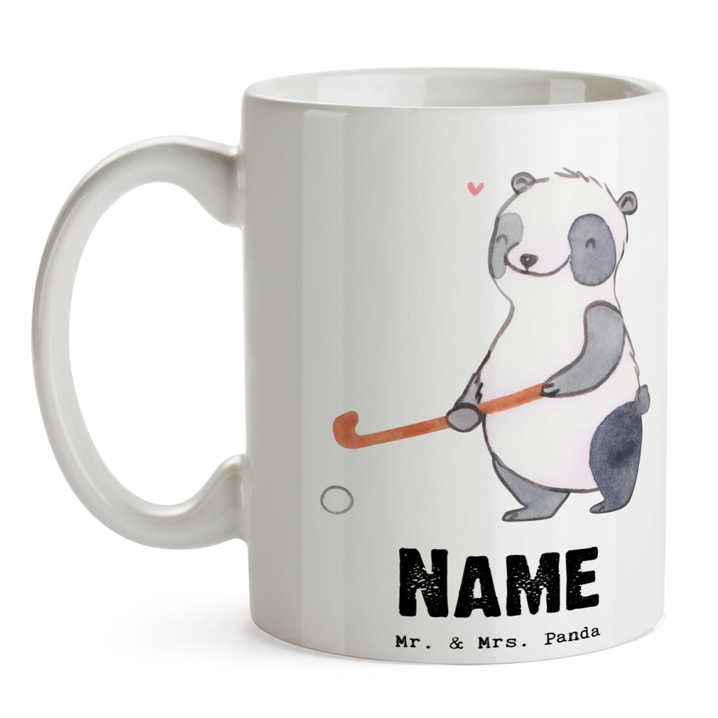 Personalisierte Tasse Panda Hockey spielen Tage Personalisierte Tasse, Namenstasse, Wunschname, Personalisiert, Tasse, Namen, Drucken, Tasse mit Namen, Geschenk, Sport, Sportart, Hobby, Schenken, Danke, Dankeschön, Auszeichnung, Gewinn, Sportler, Hockey spielen, Feldhockey, Hockeyschläger, Hockey Verein