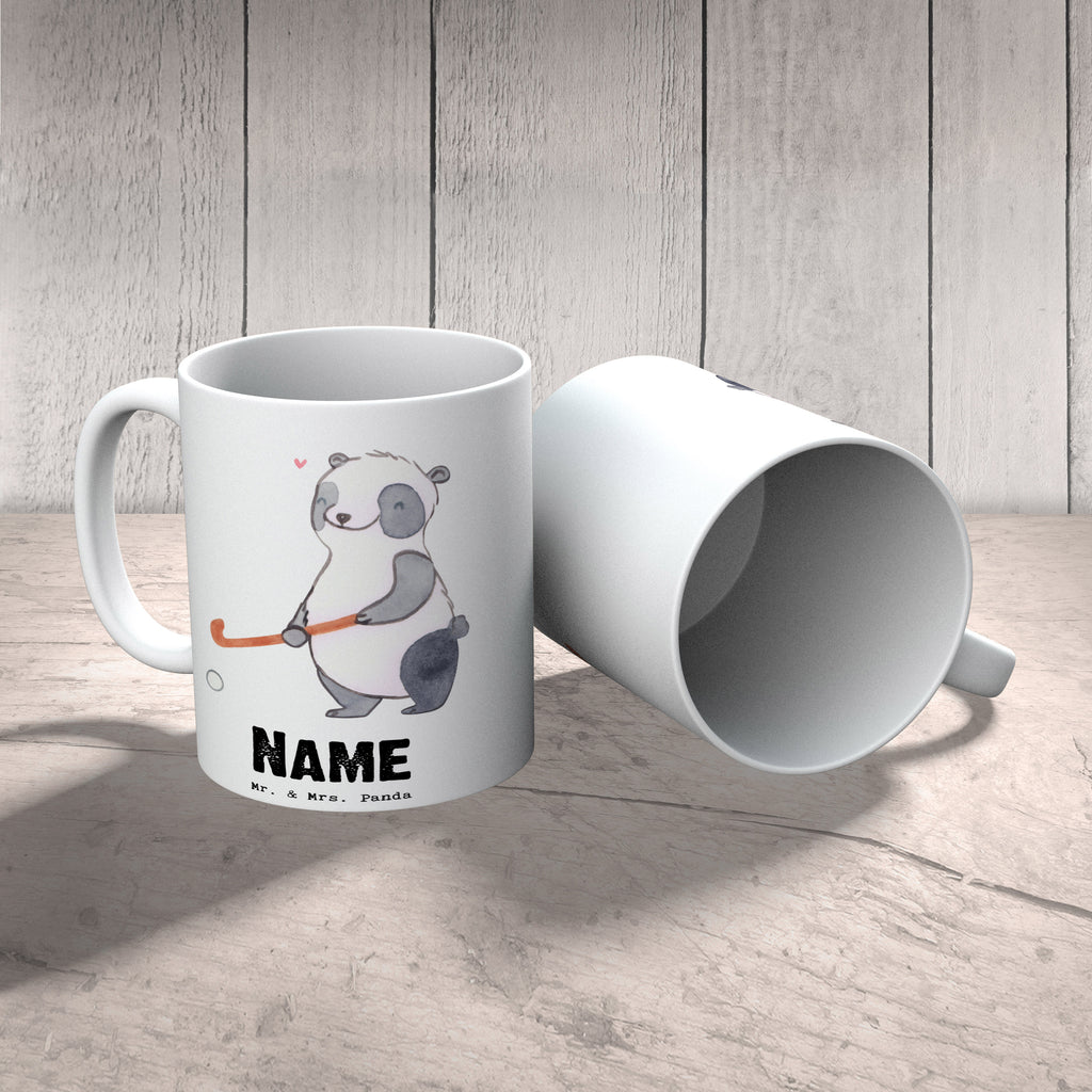 Personalisierte Tasse Panda Hockey spielen Tage Personalisierte Tasse, Namenstasse, Wunschname, Personalisiert, Tasse, Namen, Drucken, Tasse mit Namen, Geschenk, Sport, Sportart, Hobby, Schenken, Danke, Dankeschön, Auszeichnung, Gewinn, Sportler, Hockey spielen, Feldhockey, Hockeyschläger, Hockey Verein