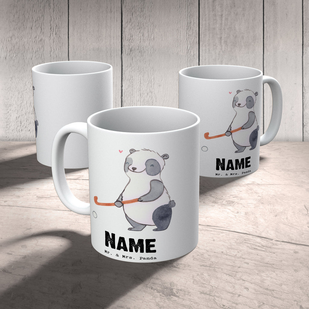 Personalisierte Tasse Panda Hockey spielen Tage Personalisierte Tasse, Namenstasse, Wunschname, Personalisiert, Tasse, Namen, Drucken, Tasse mit Namen, Geschenk, Sport, Sportart, Hobby, Schenken, Danke, Dankeschön, Auszeichnung, Gewinn, Sportler, Hockey spielen, Feldhockey, Hockeyschläger, Hockey Verein