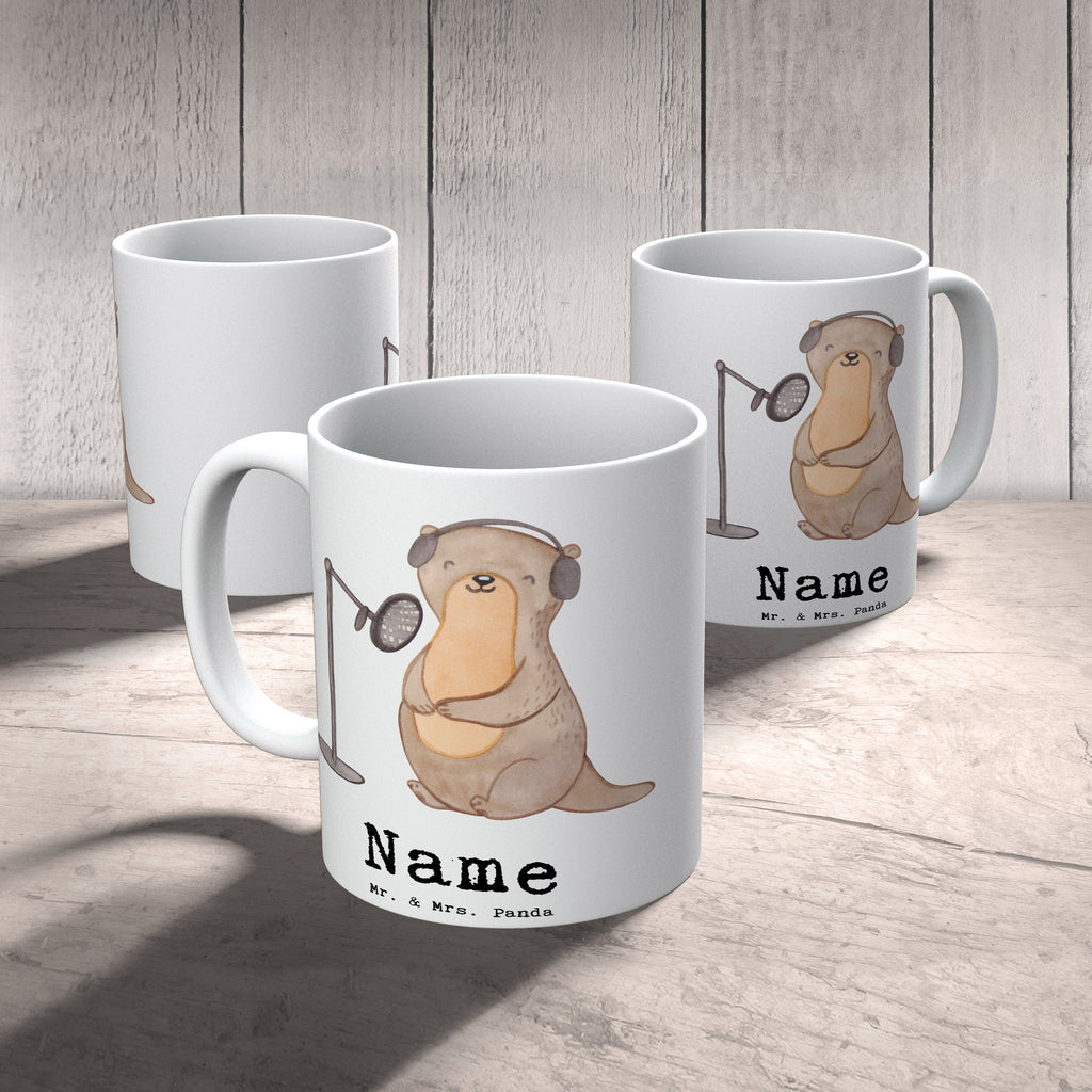 Personalisierte Tasse Otter Podcast aufnehmen Tage Personalisierte Tasse, Namenstasse, Wunschname, Personalisiert, Tasse, Namen, Drucken, Tasse mit Namen, Geschenk, Sport, Sportart, Hobby, Schenken, Danke, Dankeschön, Auszeichnung, Gewinn, Sportler, Podcast aufnehmen, Podcast produzieren, Podcasterin, Podcaster
