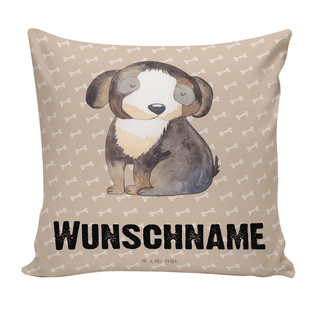 Personalisiertes Kissen Hund entspannt Kissen, personalisiert, Name, Wunschname, bedrucken, Kopfkissen, Hund, Hundemotiv, Haustier, Hunderasse, Tierliebhaber, Hundebesitzer, Sprüche, schwarzer Hund, Hundeliebe, Liebe, Hundeglück