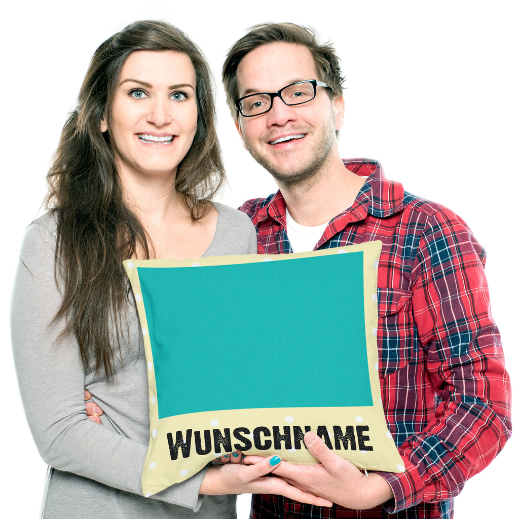 Personalisiertes Kissen Igel Indianer Kissen, personalisiert, Name, Wunschname, bedrucken, Kopfkissen, Waldtiere, Tiere, Igel, Indianer, Abenteuer, Lagerfeuer, Camping