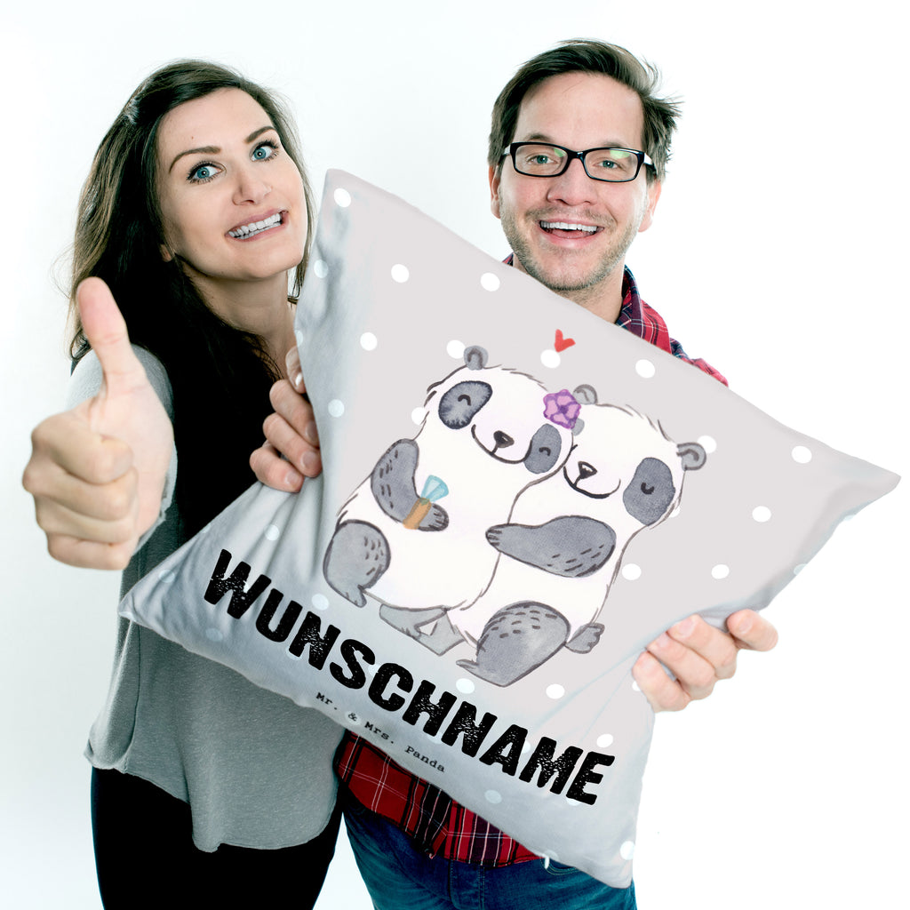 Personalisiertes Kissen Panda Beste Verlobte der Welt Kissen, personalisiert, Name, Wunschname, bedrucken, Kopfkissen, für, Dankeschön, Geschenk, Schenken, Geburtstag, Geburtstagsgeschenk, Geschenkidee, Danke, Bedanken, Mitbringsel, Freude machen, Geschenktipp, Verlobte, Verloben, Verlobung, Traumfrau, Frau, Freundin, Ehefrau, Zukünftige, Hochzeit, Ehe