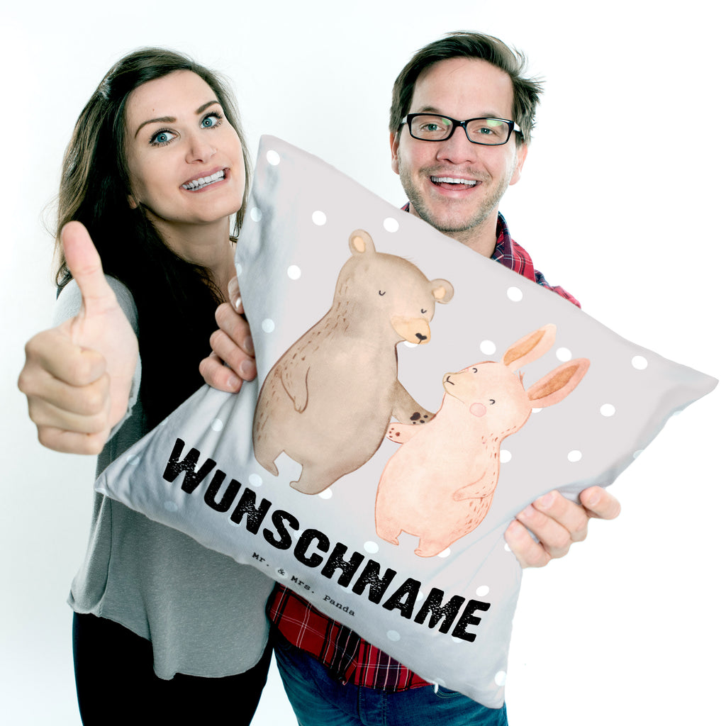 Personalisiertes Kissen Hase Beste Schwägerin der Welt Kissen, personalisiert, Name, Wunschname, bedrucken, Kopfkissen, für, Dankeschön, Geschenk, Schenken, Geburtstag, Geburtstagsgeschenk, Geschenkidee, Danke, Bedanken, Mitbringsel, Freude machen, Geschenktipp, Schwägerin, Schwähgerin, Schwippschwägerin, Familie, Verwandtschaft, angeheiratet, Frau, Ehemann, Schwester, Ehefrau, Bruder, Partner