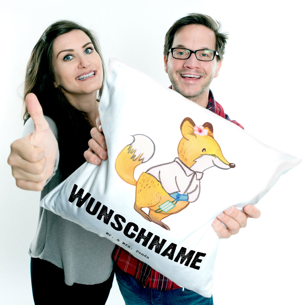 Personalisiertes Kissen Gynäkologin mit Herz Kissen, personalisiert, Name, Wunschname, bedrucken, Kopfkissen, Beruf, Ausbildung, Jubiläum, Abschied, Rente, Kollege, Kollegin, Geschenk, Schenken, Arbeitskollege, Mitarbeiter, Firma, Danke, Dankeschön, Gynäkologin, Frauenärztin, Geschenk Frauenarzt nach Geburt, Geburtshilfe, Frauenarztpraxis