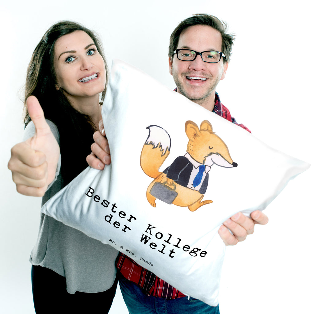 40x40 Kissen Fuchs Bester Kollege der Welt Kissenhülle, Kopfkissen, Sofakissen, Dekokissen, Motivkissen, für, Dankeschön, Geschenk, Schenken, Geburtstag, Geburtstagsgeschenk, Geschenkidee, Danke, Bedanken, Mitbringsel, Freude machen, Geschenktipp, Arbeitskollege, Kollege, Büro, Abschiedsgeschenk, Ruhestand, Arbeit, Mitarbeiter, Berufsgenosse, Beruf
