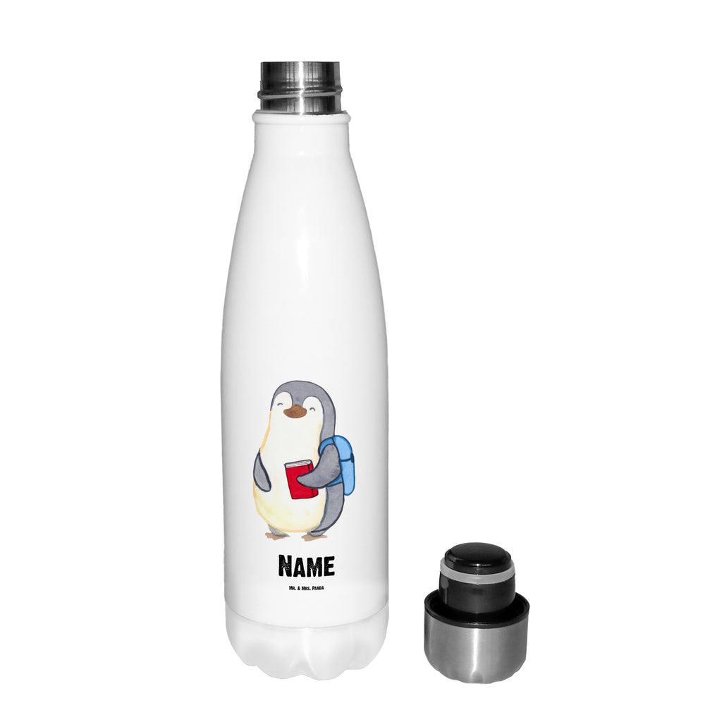 Personalisierte Thermosflasche Pinguin Bester Enkel der Welt Personalisierte Isolierflasche, Personalisierte Thermoflasche, Personalisierte Trinkflasche, Trinkflasche Mit Namen, Wunschname, Bedrucken, Namensflasche, für, Dankeschön, Geschenk, Schenken, Geburtstag, Geburtstagsgeschenk, Geschenkidee, Danke, Bedanken, Mitbringsel, Freude machen, Geschenktipp, Enkel, Enkelkind, Enkelsohn, Oma, Opa, Kind von Tochter, Kind von Sohn, Taufe, Großsohn