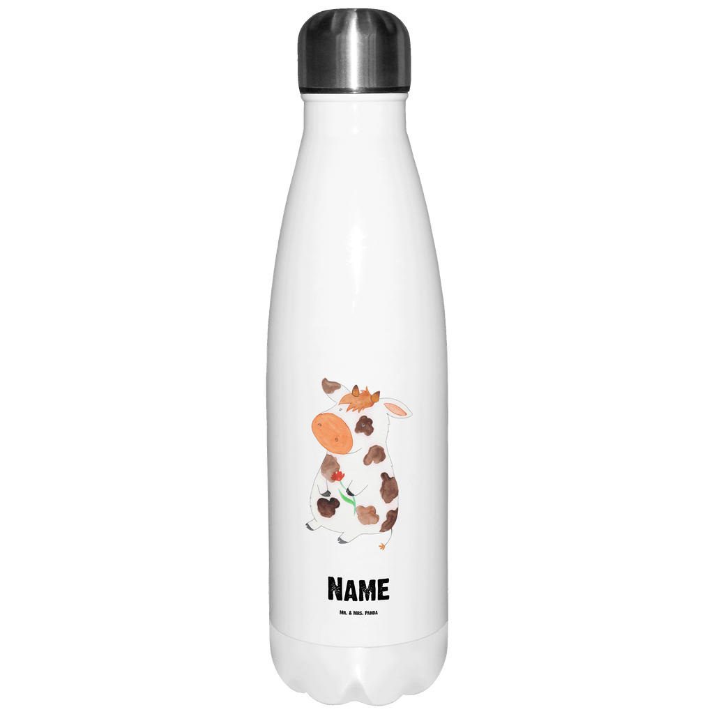 Personalisierte Thermosflasche Kuh Personalisierte Isolierflasche, Personalisierte Thermoflasche, Personalisierte Trinkflasche, Trinkflasche Mit Namen, Wunschname, Bedrucken, Namensflasche, Bauernhof, Hoftiere, Landwirt, Landwirtin, Kuh, Kühe, Träume, Flausen, Spruch, Magie, Motivtion, Hof, Milch, Milchkuh