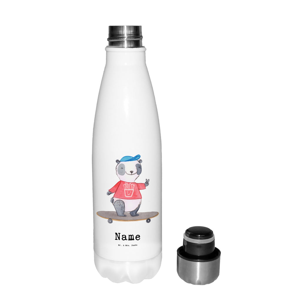Personalisierte Thermosflasche Panda Longboard fahren Tage Personalisierte Isolierflasche, Personalisierte Thermoflasche, Personalisierte Trinkflasche, Trinkflasche Mit Namen, Wunschname, Bedrucken, Namensflasche, Geschenk, Sport, Sportart, Hobby, Schenken, Danke, Dankeschön, Auszeichnung, Gewinn, Sportler, Longboard fahren, Skaten