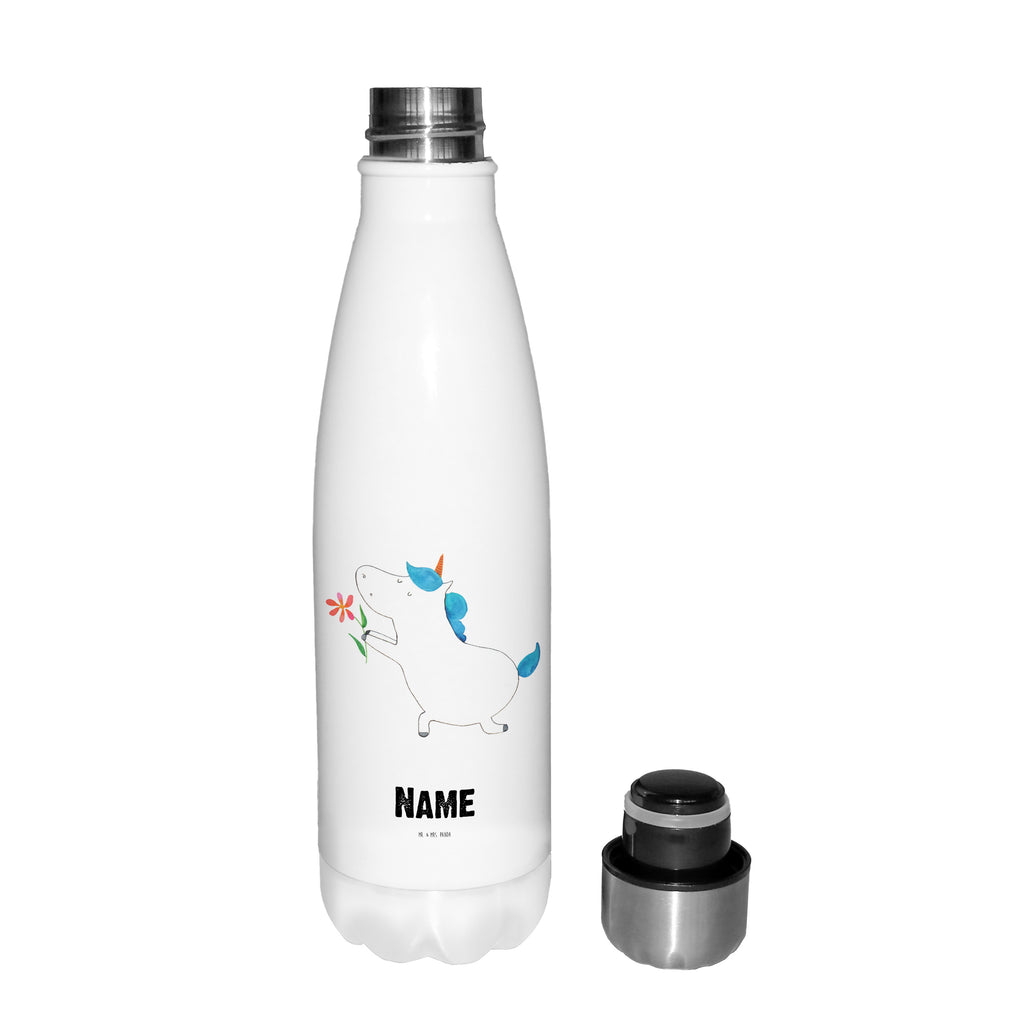 Personalisierte Thermosflasche Einhorn Blume Personalisierte Isolierflasche, Personalisierte Thermoflasche, Personalisierte Trinkflasche, Trinkflasche Mit Namen, Wunschname, Bedrucken, Namensflasche, Einhorn, Einhörner, Einhorn Deko, Pegasus, Unicorn, Liebe, Liebesbeweis, Antrag, Heiratsantrag, Verlobung, Ehepaar, Pärchen, Partner, Freund, Freundin, Ehe, heiraten
