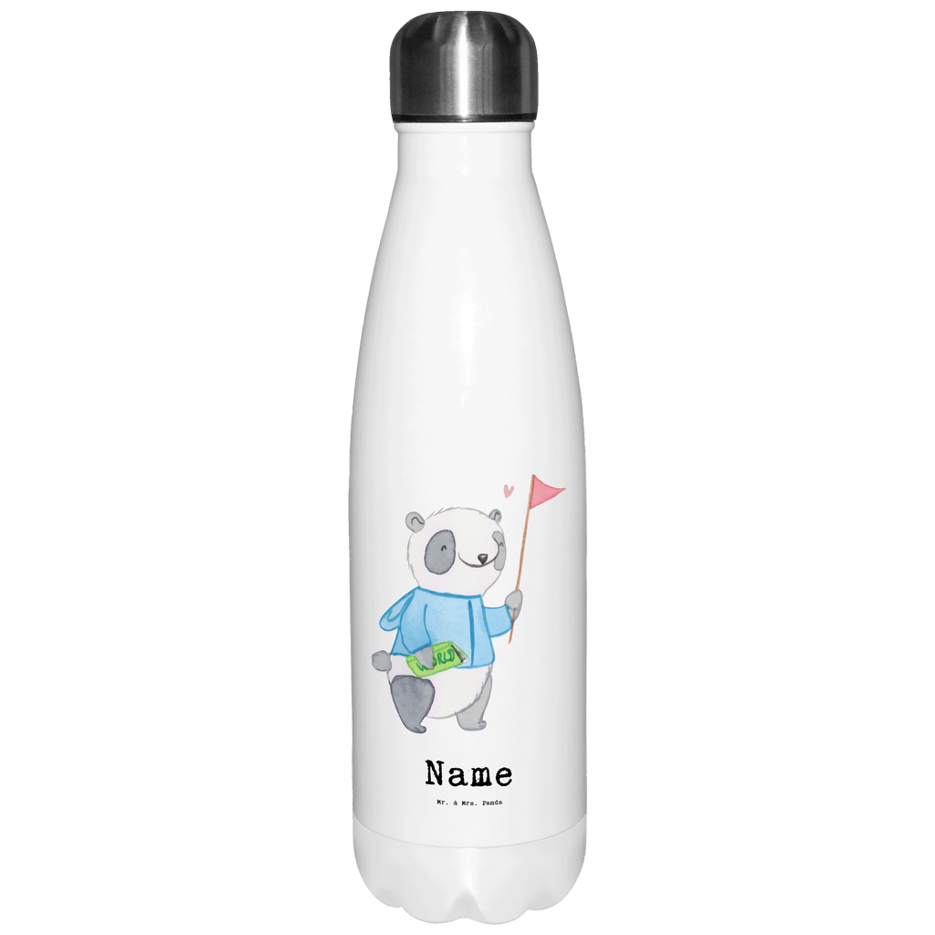 Personalisierte Thermosflasche Reiseleiter mit Herz Personalisierte Isolierflasche, Personalisierte Thermoflasche, Personalisierte Trinkflasche, Trinkflasche Mit Namen, Wunschname, Bedrucken, Namensflasche, Beruf, Ausbildung, Jubiläum, Abschied, Rente, Kollege, Kollegin, Geschenk, Schenken, Arbeitskollege, Mitarbeiter, Firma, Danke, Dankeschön