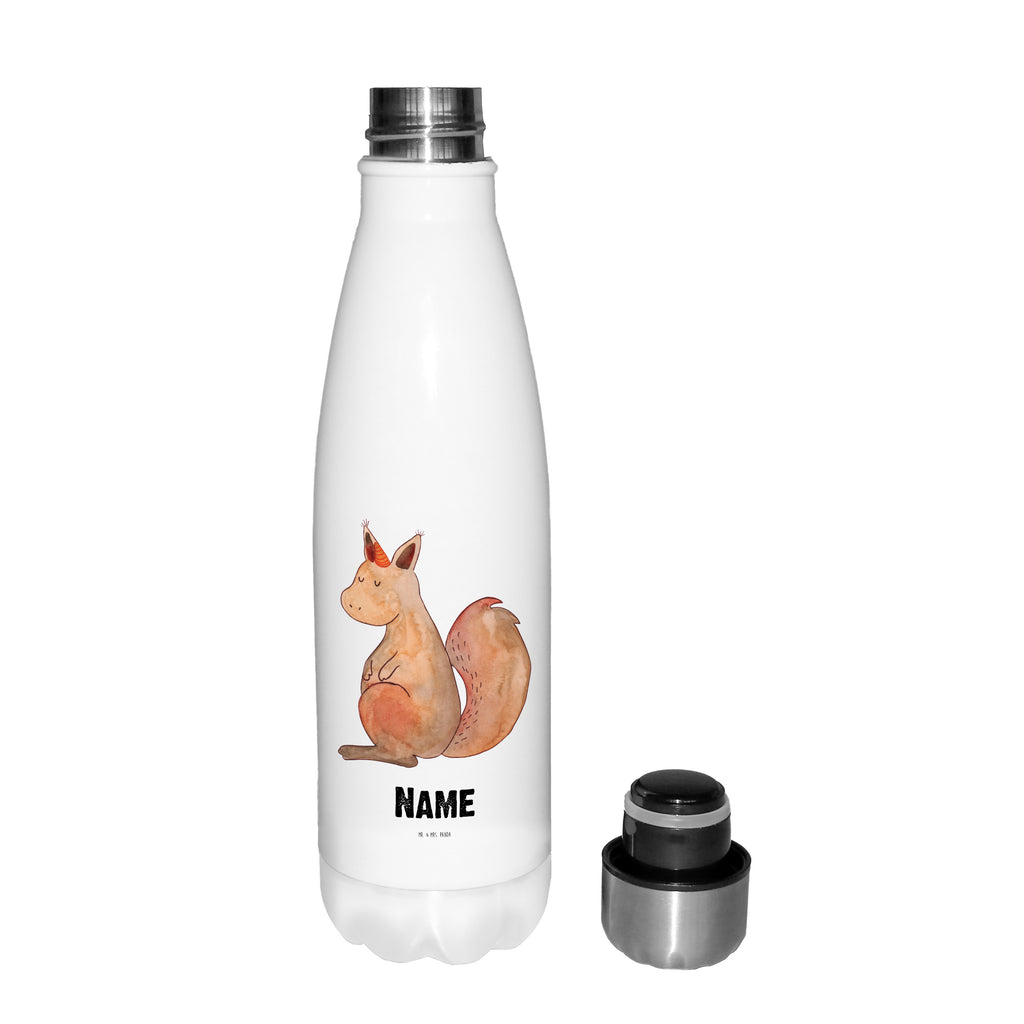 Personalisierte Thermosflasche Einhörnchen Glaube Personalisierte Isolierflasche, Personalisierte Thermoflasche, Personalisierte Trinkflasche, Trinkflasche Mit Namen, Wunschname, Bedrucken, Namensflasche, Einhorn, Einhörner, Einhorn Deko, Pegasus, Unicorn, Einhörnchen, Eichhörnchen, Eichhorn