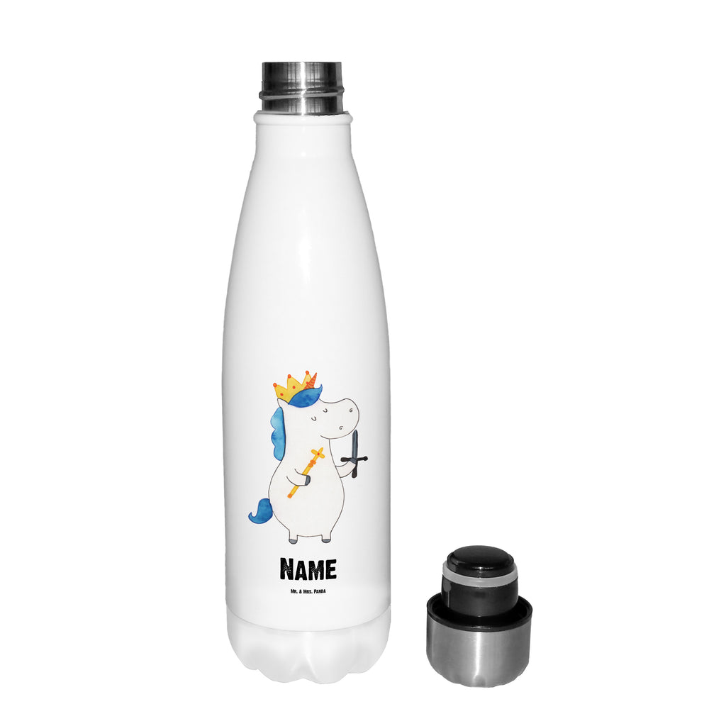 Personalisierte Thermosflasche Einhorn König mit Schwert Personalisierte Isolierflasche, Personalisierte Thermoflasche, Personalisierte Trinkflasche, Trinkflasche Mit Namen, Wunschname, Bedrucken, Namensflasche, Einhorn, Einhörner, Einhorn Deko, Pegasus, Unicorn, König, Ritter, Mittelalter