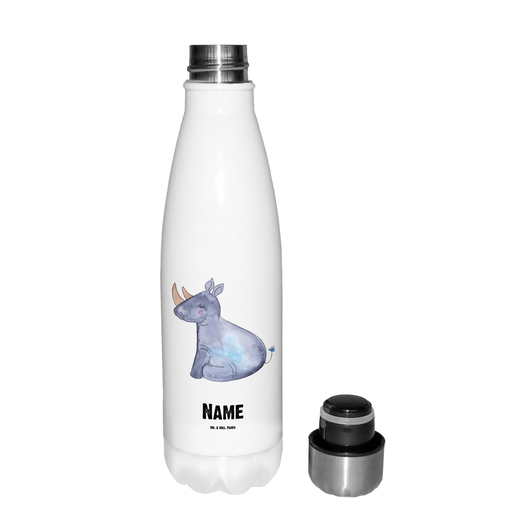 Personalisierte Thermosflasche Einhorn Nashorn Personalisierte Isolierflasche, Personalisierte Thermoflasche, Personalisierte Trinkflasche, Trinkflasche Mit Namen, Wunschname, Bedrucken, Namensflasche, Einhorn, Einhörner, Einhorn Deko, Pegasus, Unicorn, Regenbogen, witzig, lustig, Zoo, Glitzer, Einhornpower, Erwachsenwerden, Nashorn, Nashörner