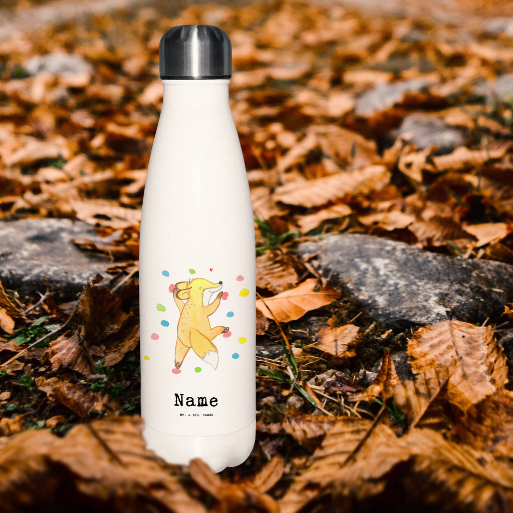 Personalisierte Thermosflasche Fuchs Bouldern Tage Personalisierte Isolierflasche, Personalisierte Thermoflasche, Personalisierte Trinkflasche, Trinkflasche Mit Namen, Wunschname, Bedrucken, Namensflasche, Geschenk, Sport, Sportart, Hobby, Schenken, Danke, Dankeschön, Auszeichnung, Gewinn, Sportler, bouldern, Klettern, Kletterhalle, Boulderhalle
