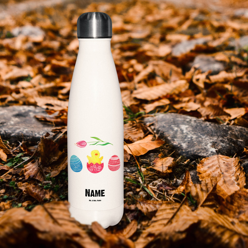 Personalisierte Thermosflasche Küken geschlüpft Personalisierte Isolierflasche, Personalisierte Thermoflasche, Personalisierte Trinkflasche, Trinkflasche Mit Namen, Wunschname, Bedrucken, Namensflasche, Ostern, Osterhase, Ostergeschenke, Osternest, Osterdeko, Geschenk zu Ostern, Küken, Osterei, Ostereier, Ei, Frühlingsgefühle, Freude, Grüße, liebe Grüße, Frohe Ostern, Ostergrüße