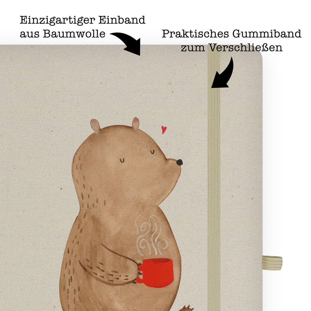 DIN A4 Personalisiertes Notizbuch Bär Kaffee Personalisiertes Notizbuch, Notizbuch mit Namen, Notizbuch bedrucken, Personalisierung, Namensbuch, Namen, Bär, Teddy, Teddybär, Kaffee, Coffee, Bären, guten Morgen, Morgenroutine, Welt erobern, Welt retten, Motivation