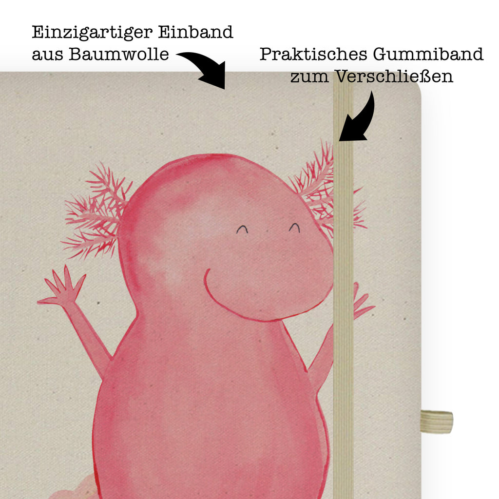 DIN A4 Personalisiertes Notizbuch Axolotl Hurra Personalisiertes Notizbuch, Notizbuch mit Namen, Notizbuch bedrucken, Personalisierung, Namensbuch, Namen, Axolotl, Molch, Axolot, Schwanzlurch, Lurch, Lurche, fröhlich, Spaß, Freude, Motivation, Zufriedenheit