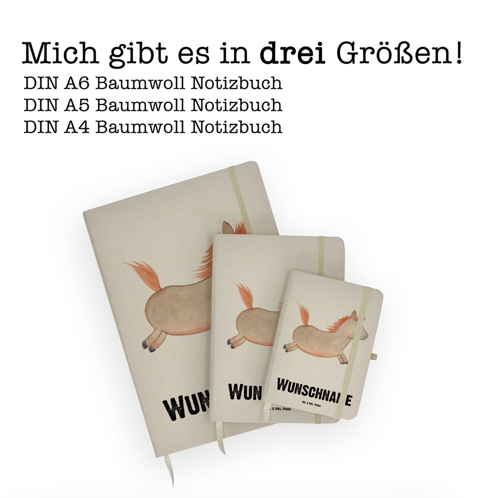DIN A4 Personalisiertes Notizbuch Pferd springt Personalisiertes Notizbuch, Notizbuch mit Namen, Notizbuch bedrucken, Personalisierung, Namensbuch, Namen, Bauernhof, Hoftiere, Landwirt, Landwirtin, Pferd, Pony, Pferde, Stall, Pferdestall, ausreiten, reiten, Pferdebesitzer