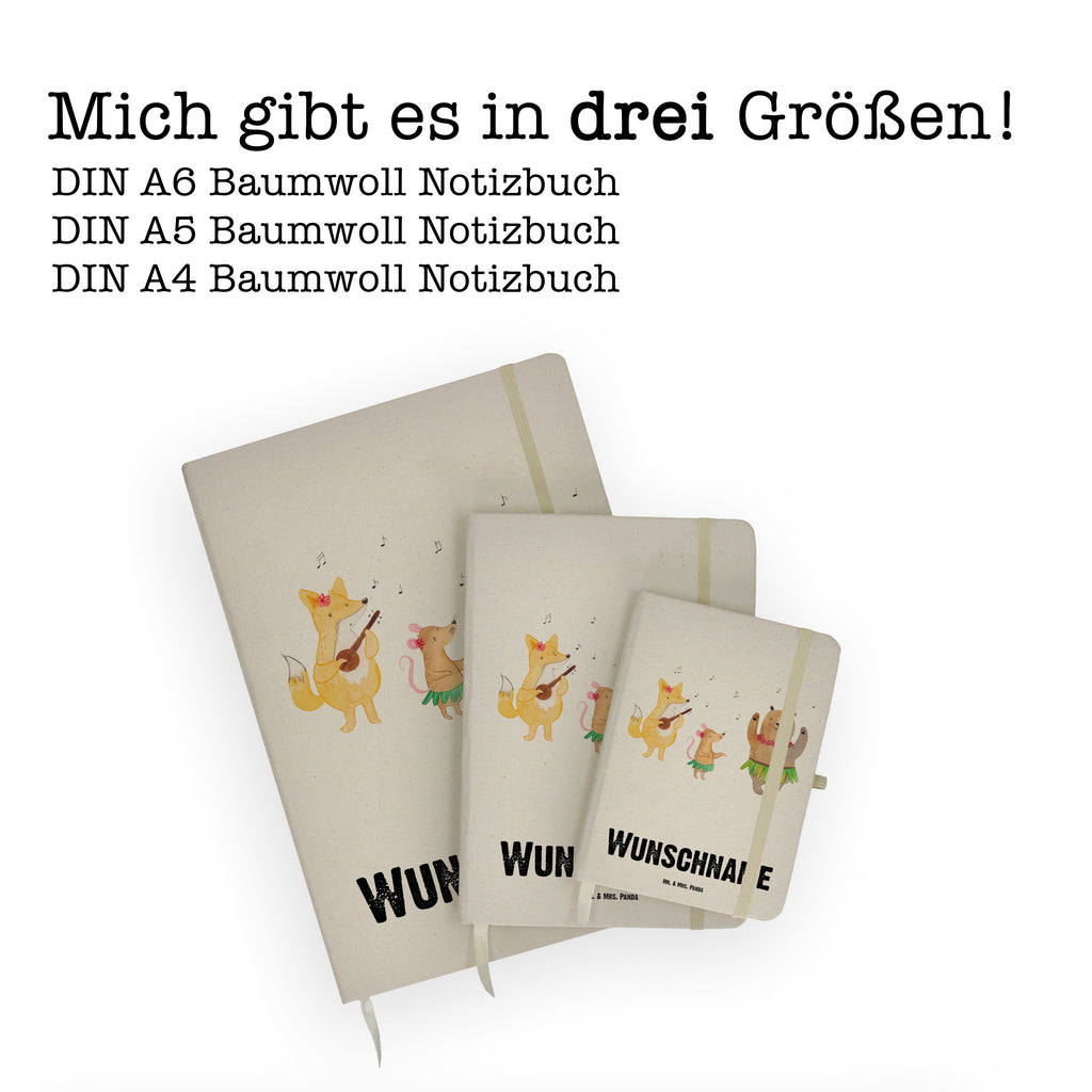 DIN A4 Personalisiertes Notizbuch Waldtiere Aloha Personalisiertes Notizbuch, Notizbuch mit Namen, Notizbuch bedrucken, Personalisierung, Namensbuch, Namen, Tiermotive, Gute Laune, lustige Sprüche, Tiere, Wald, Waldtiere, Musik, Aloha, Bär, Hase, Igel, Tanzen, Leben, Lachen