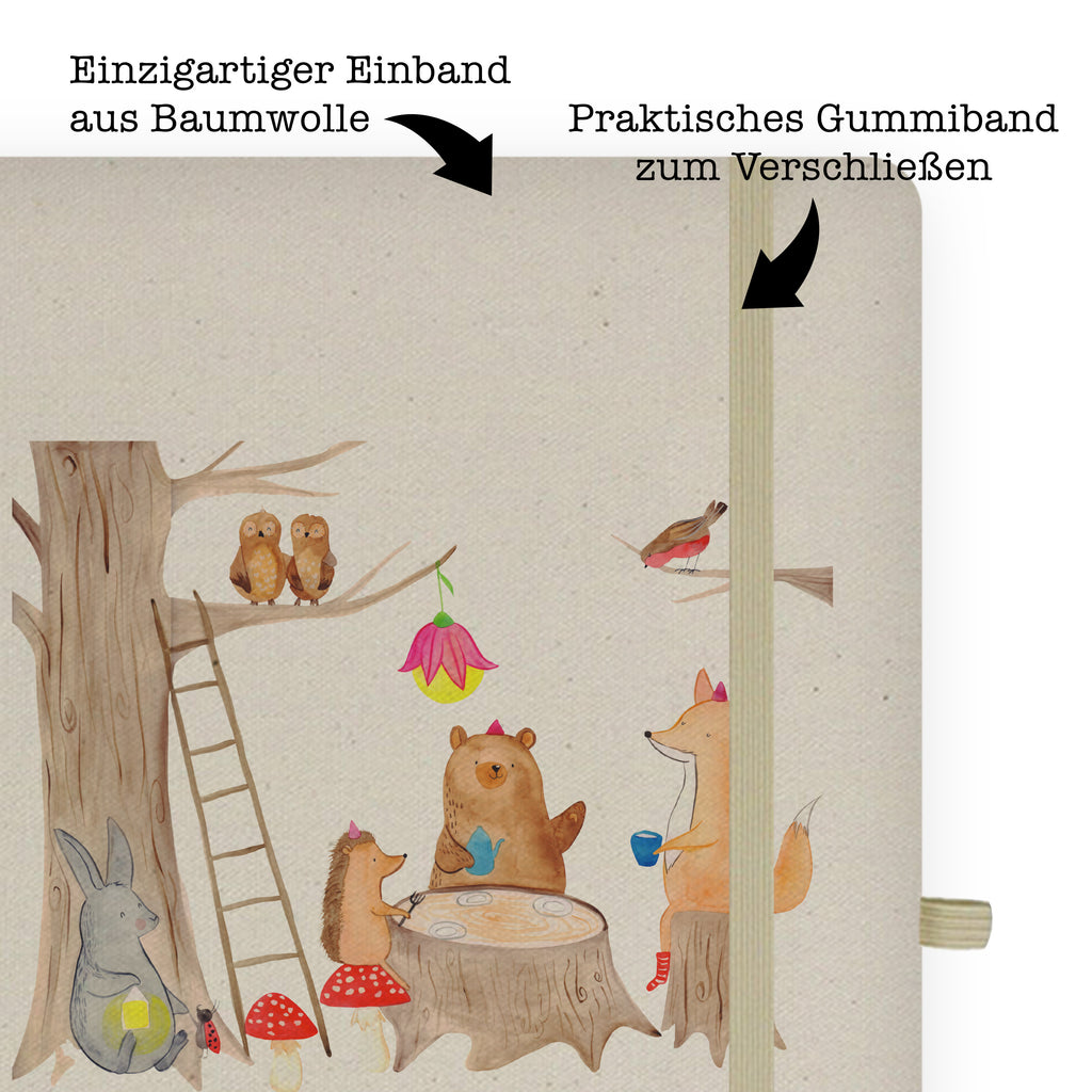 DIN A4 Personalisiertes Notizbuch Waldtiere Picknick Personalisiertes Notizbuch, Notizbuch mit Namen, Notizbuch bedrucken, Personalisierung, Namensbuch, Namen, Tiermotive, Gute Laune, lustige Sprüche, Tiere, Waldtiere, Picknick, Wald, Fuchs, Hase, Igel, Maus, Eichhörnchen