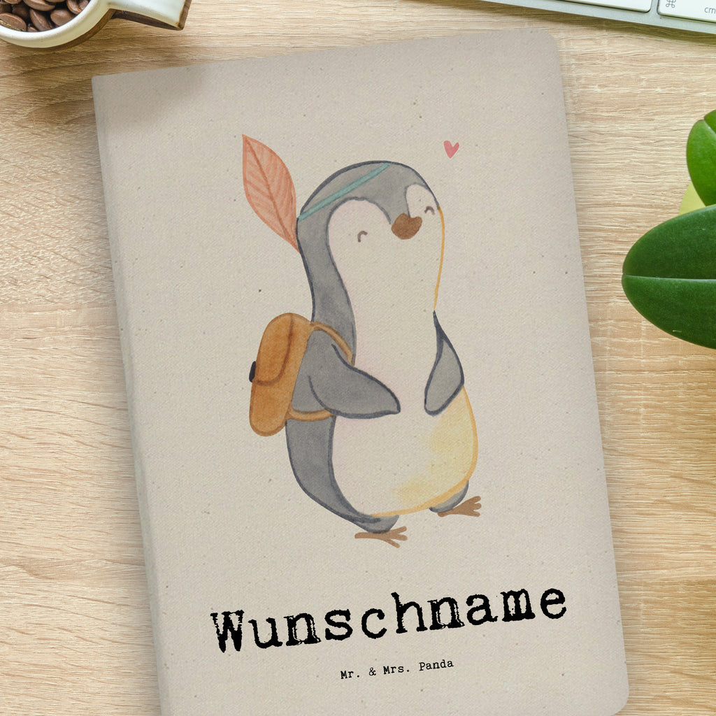 DIN A4 Personalisiertes Notizbuch Pinguin Ausflug Tage Personalisiertes Notizbuch, Notizbuch mit Namen, Notizbuch bedrucken, Personalisierung, Namensbuch, Namen, Geschenk, Sport, Sportart, Hobby, Schenken, Danke, Dankeschön, Auszeichnung, Gewinn, Sportler, Ausflüge machen, reisen, Ausflug, Ausflugsziele
