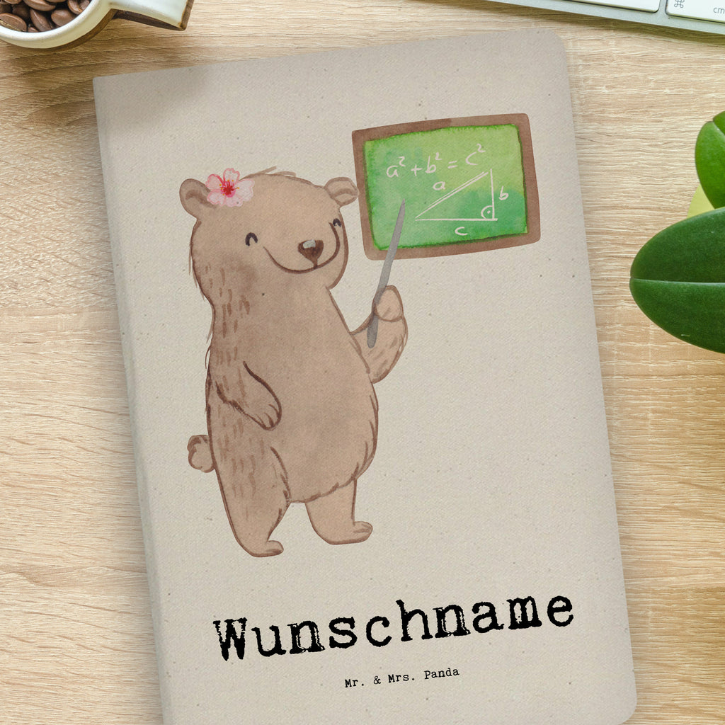 DIN A4 Personalisiertes Notizbuch Nachhilfelehrerin Mathe mit Herz Personalisiertes Notizbuch, Notizbuch mit Namen, Notizbuch bedrucken, Personalisierung, Namensbuch, Namen, Beruf, Ausbildung, Jubiläum, Abschied, Rente, Kollege, Kollegin, Geschenk, Schenken, Arbeitskollege, Mitarbeiter, Firma, Danke, Dankeschön, Mathematik Nachhilfelehrerin, Mathe Nachhilfe, Nachhilfeunterrricht