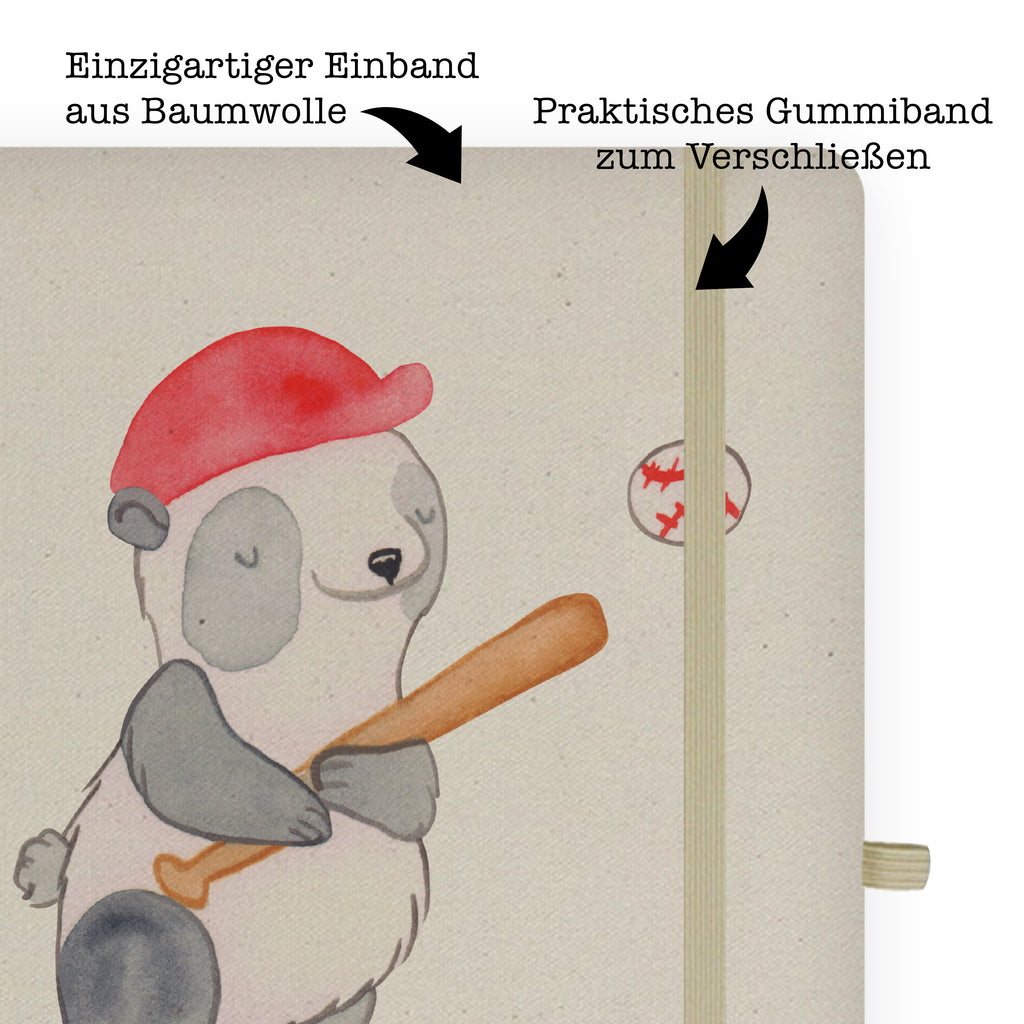 DIN A4 Personalisiertes Notizbuch Panda Baseball spielen Tage Personalisiertes Notizbuch, Notizbuch mit Namen, Notizbuch bedrucken, Personalisierung, Namensbuch, Namen, Geschenk, Sport, Sportart, Hobby, Schenken, Danke, Dankeschön, Auszeichnung, Gewinn, Sportler, Baseball spielen, Baseball Spielen, Baseball Match, Ballsport, Baseballplatz, Baseballverein