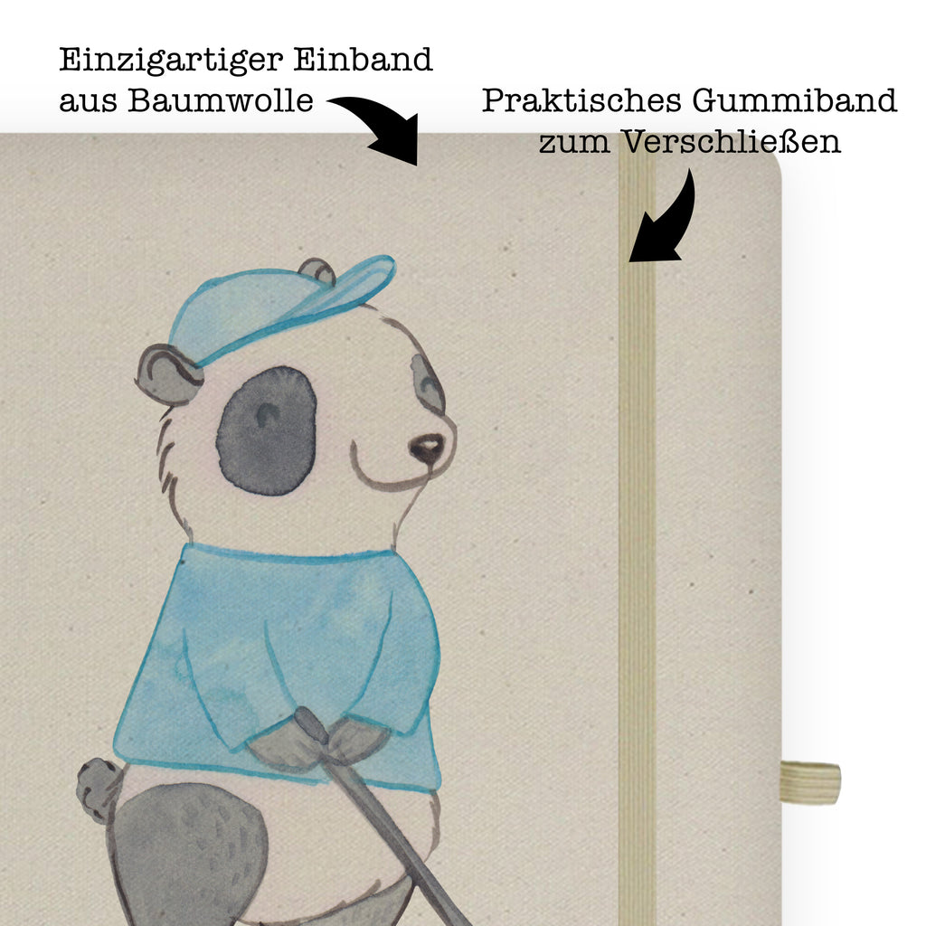 DIN A4 Personalisiertes Notizbuch Panda Golfen Tage Personalisiertes Notizbuch, Notizbuch mit Namen, Notizbuch bedrucken, Personalisierung, Namensbuch, Namen, Geschenk, Sport, Sportart, Hobby, Schenken, Danke, Dankeschön, Auszeichnung, Gewinn, Sportler, Golfen, Golf spielen, Golfplatz, Golfturnier, Golf Verein