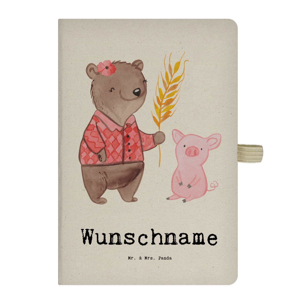 DIN A4 Personalisiertes Notizbuch Bäuerin mit Herz Personalisiertes Notizbuch, Notizbuch mit Namen, Notizbuch bedrucken, Personalisierung, Namensbuch, Namen, Beruf, Ausbildung, Jubiläum, Abschied, Rente, Kollege, Kollegin, Geschenk, Schenken, Arbeitskollege, Mitarbeiter, Firma, Danke, Dankeschön, Landwirtin, Bäuerin, Tierwirtin, Agronomin, Farmerin, Bauernhof