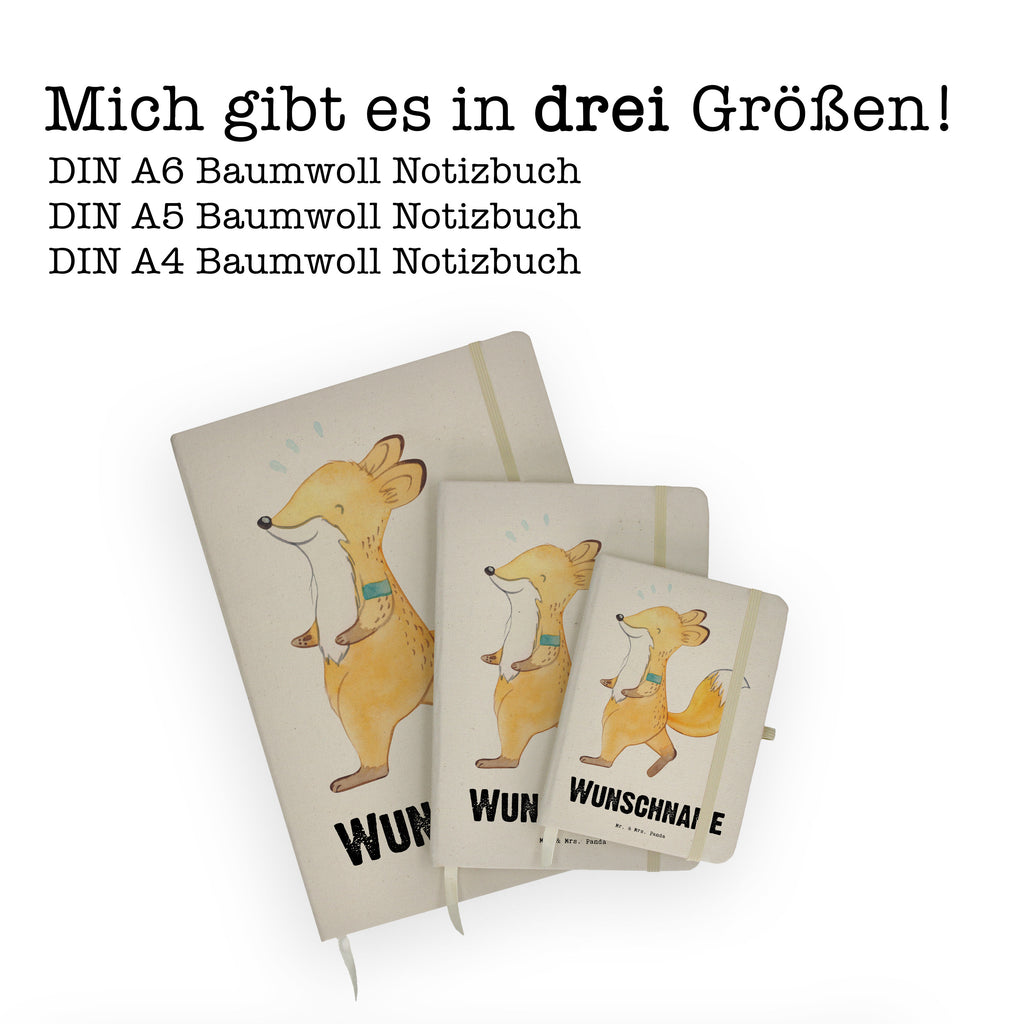 DIN A4 Personalisiertes Notizbuch Fuchs Joggen Tage Personalisiertes Notizbuch, Notizbuch mit Namen, Notizbuch bedrucken, Personalisierung, Namensbuch, Namen, Geschenk, Sport, Sportart, Hobby, Schenken, Danke, Dankeschön, Auszeichnung, Gewinn, Sportler, Joggen, Dauerlauf, Laufsport, Laufen