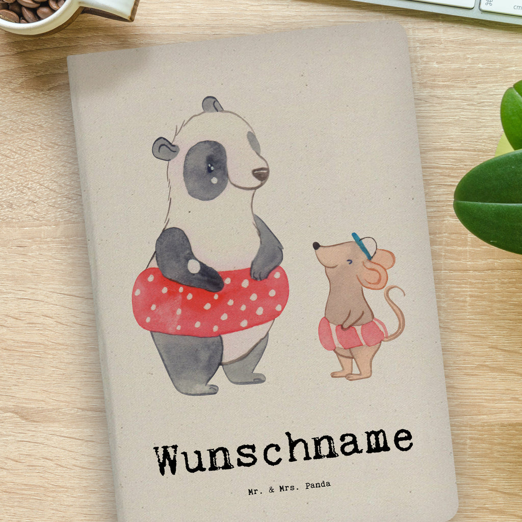 DIN A4 Personalisiertes Notizbuch Otter Schwimmen Tage Personalisiertes Notizbuch, Notizbuch mit Namen, Notizbuch bedrucken, Personalisierung, Namensbuch, Namen, Geschenk, Sport, Sportart, Hobby, Schenken, Danke, Dankeschön, Auszeichnung, Gewinn, Sportler, Schwimmen, Schwimmkurs, Wassersport