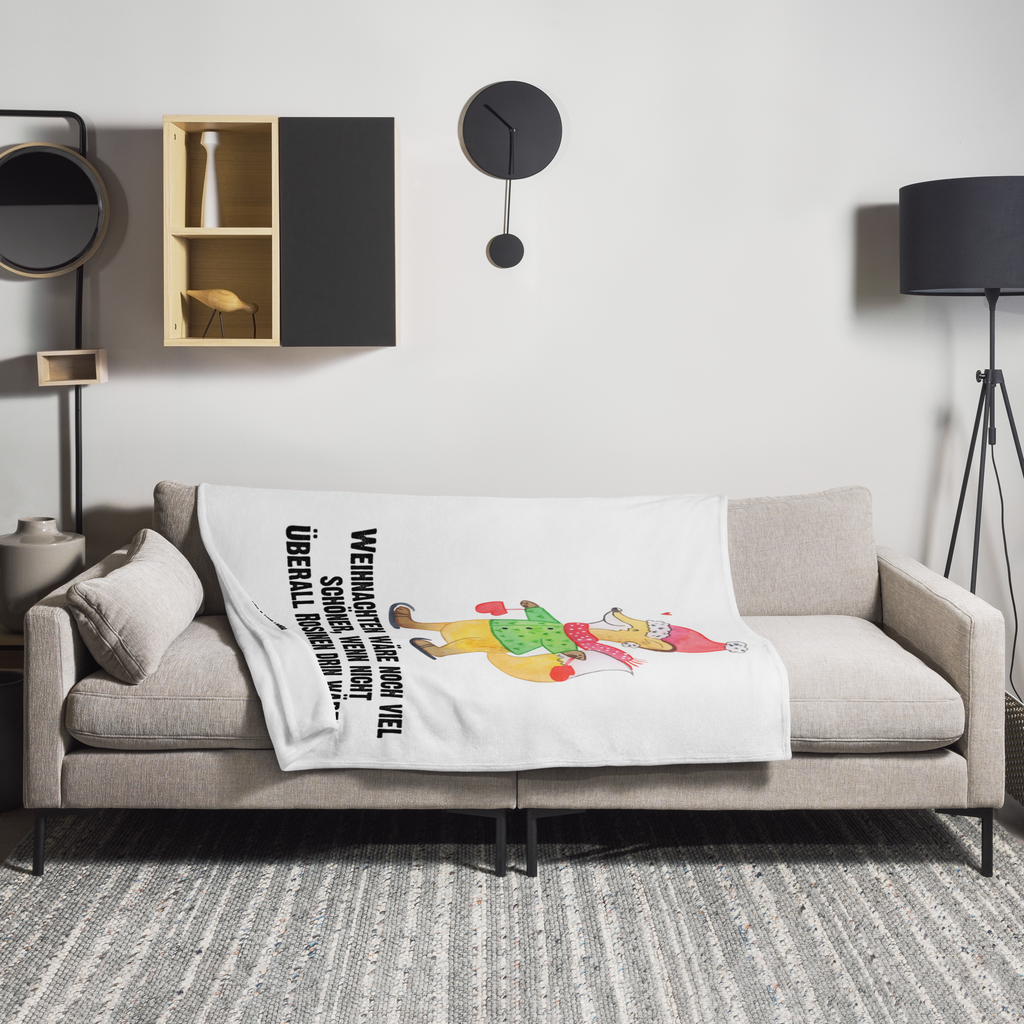 Kuscheldecke Fuchs  Schlittschuhe Decke, Wohndecke, Tagesdecke, Wolldecke, Sofadecke, Winter, Weihnachten, Weihnachtsdeko, Nikolaus, Advent, Heiligabend, Wintermotiv, Weihnachtsmann, Weihnachtstage, Weihnachtsbaum, Tannenbaum, Weihnachtszeit