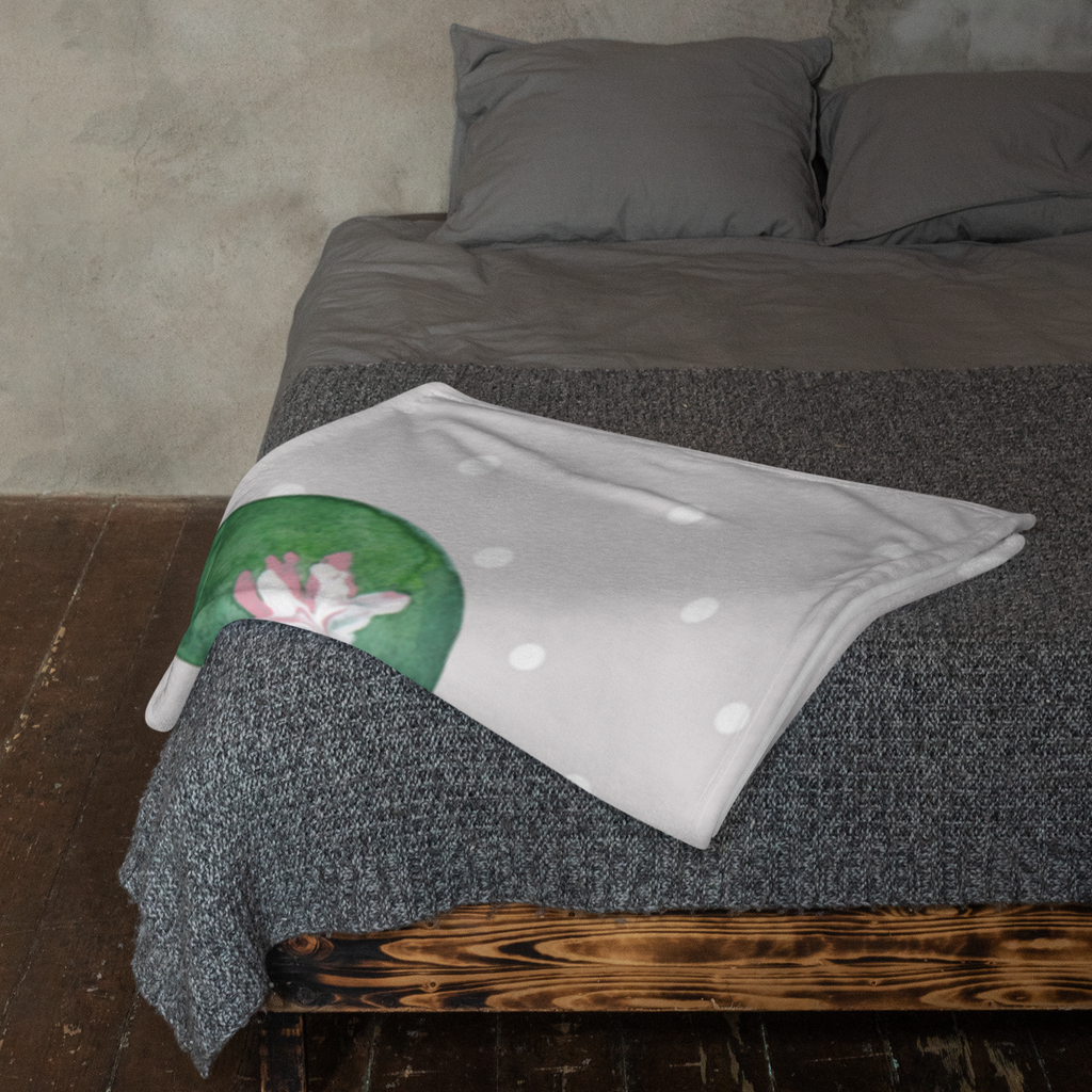 Kuscheldecke Otter mit Seerose Decke, Wohndecke, Tagesdecke, Wolldecke, Sofadecke, Otter, Fischotter, Seeotter, Otter Seeotter See Otter