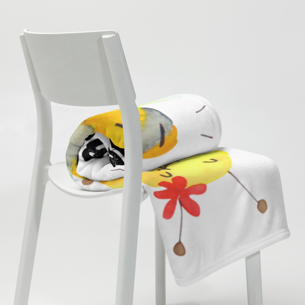 Kuscheldecke Biene Blume Decke, Wohndecke, Tagesdecke, Wolldecke, Sofadecke, Biene, Wespe, Hummel