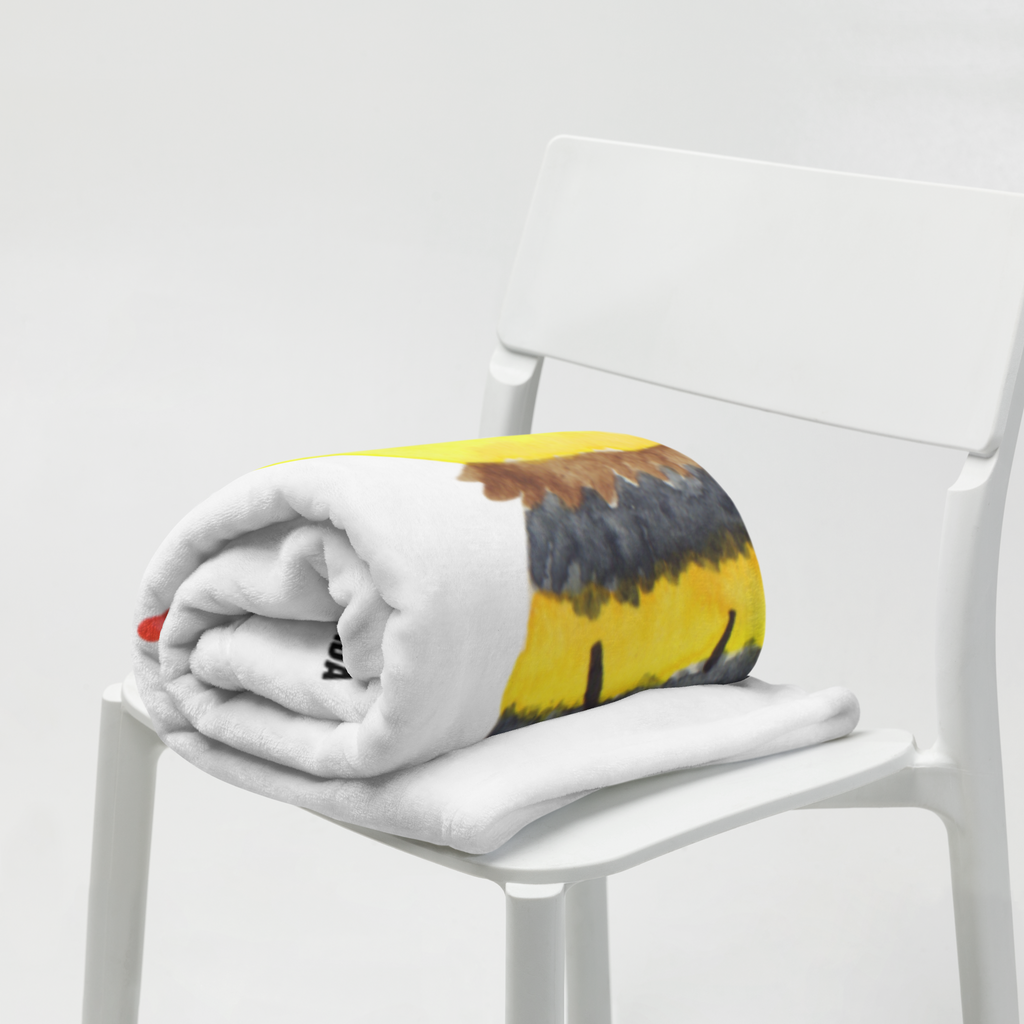 Kuscheldecke Biene Verliebt Decke, Wohndecke, Tagesdecke, Wolldecke, Sofadecke, Biene, Wespe, Hummel