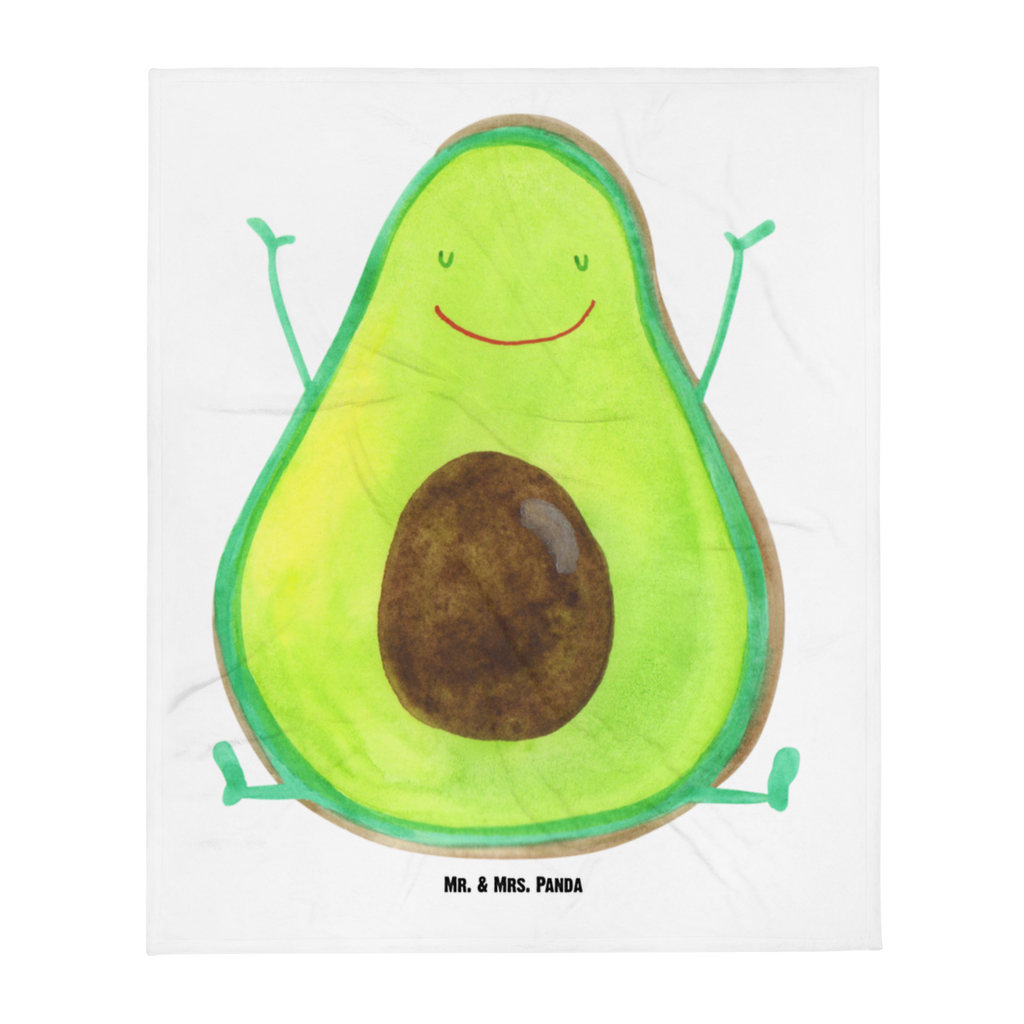 Kuscheldecke Avocado Happy Decke, Wohndecke, Tagesdecke, Wolldecke, Sofadecke, Avocado, Veggie, Vegan, Gesund, Chaos