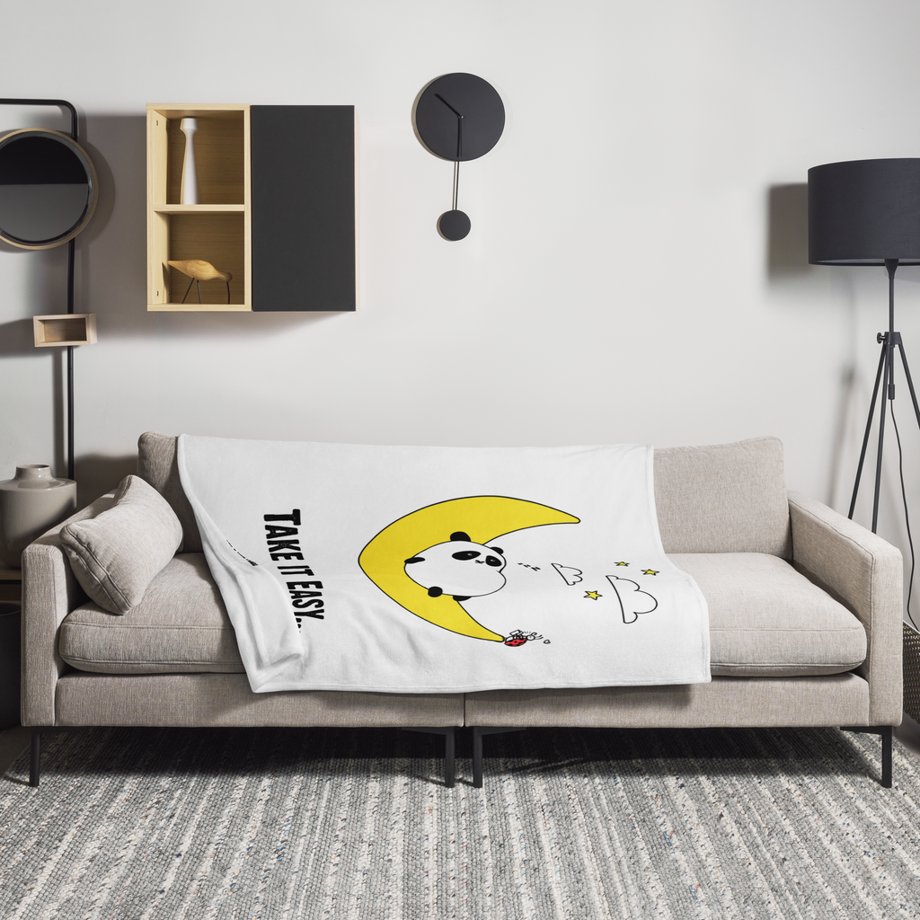 Kuscheldecke Easy & Peasy Take it Easy   Decke, Wohndecke, Tagesdecke, Wolldecke, Sofadecke  