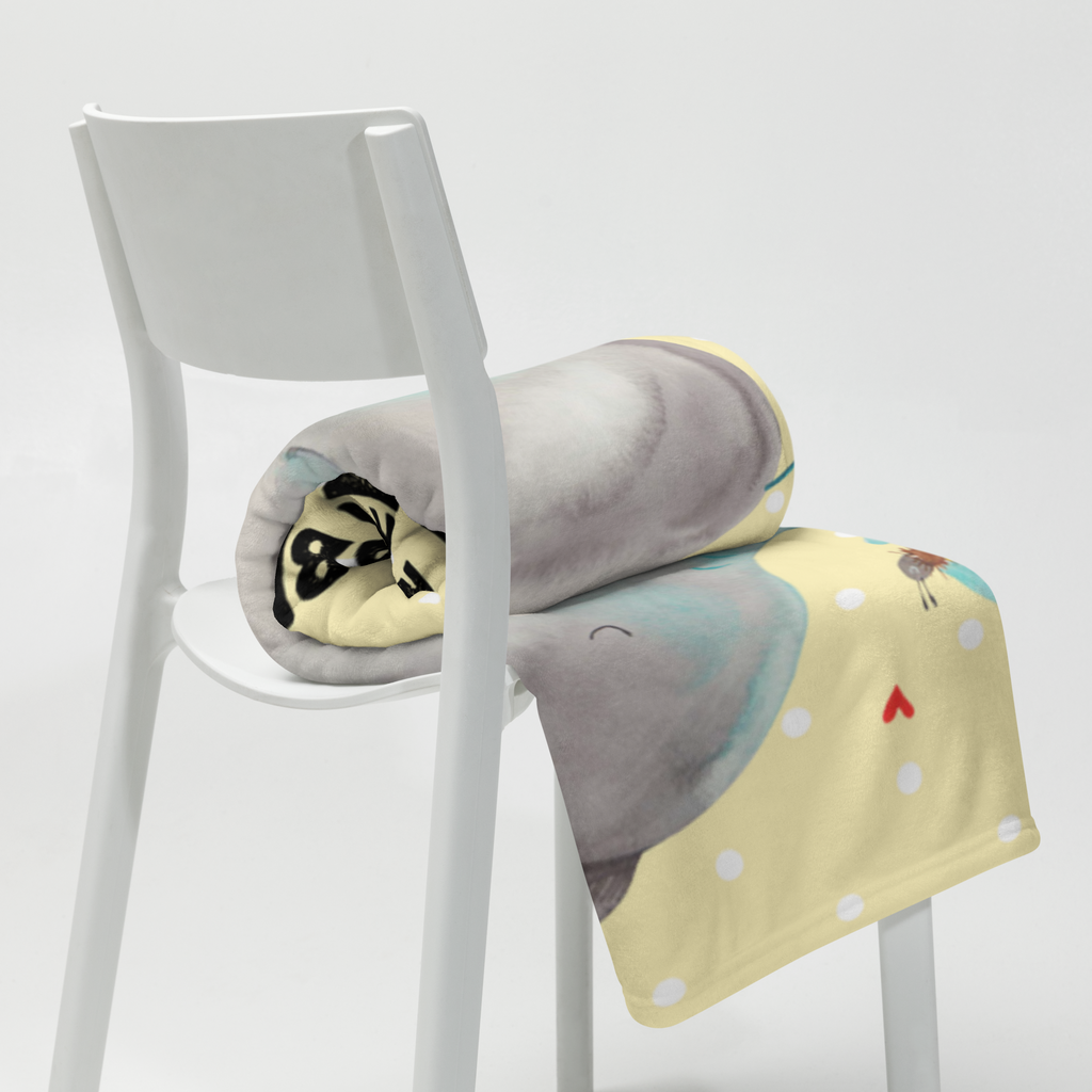Kuscheldecke Elefant & Biene Decke, Wohndecke, Tagesdecke, Wolldecke, Sofadecke, Tiermotive, Gute Laune, lustige Sprüche, Tiere, Elefant, Biene, Liebe, Liebesbeweis, Jahrestag, Liebesgeschenk, Heiratsantrag, Hochzeitsgeschenk, Liebesspruch
