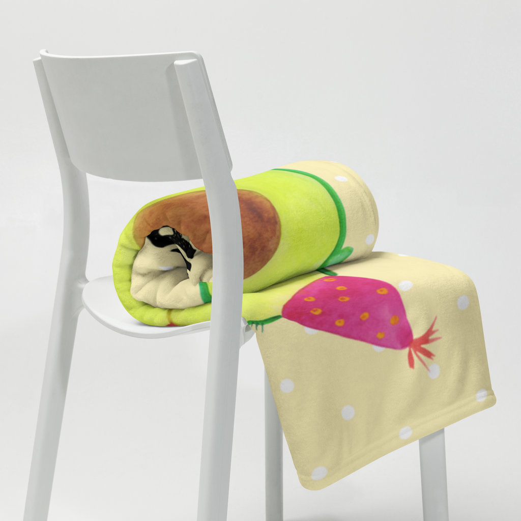 Kuscheldecke Avocado Birthday Decke, Wohndecke, Tagesdecke, Wolldecke, Sofadecke, Avocado, Veggie, Vegan, Gesund
