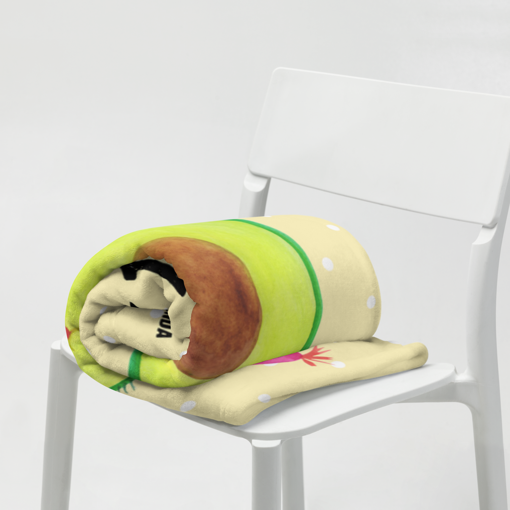 Kuscheldecke Avocado Party Time Decke, Wohndecke, Tagesdecke, Wolldecke, Sofadecke, Avocado, Veggie, Vegan, Gesund