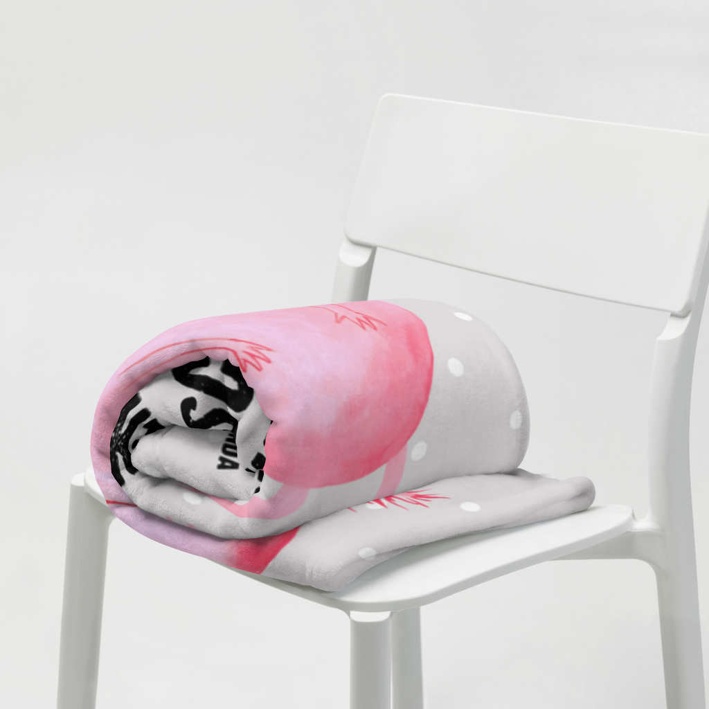 Kuscheldecke Axolotl glücklich Decke, Wohndecke, Tagesdecke, Wolldecke, Sofadecke, Axolotl, Molch, Axolot, Schwanzlurch, Lurch, Lurche, Motivation, gute Laune