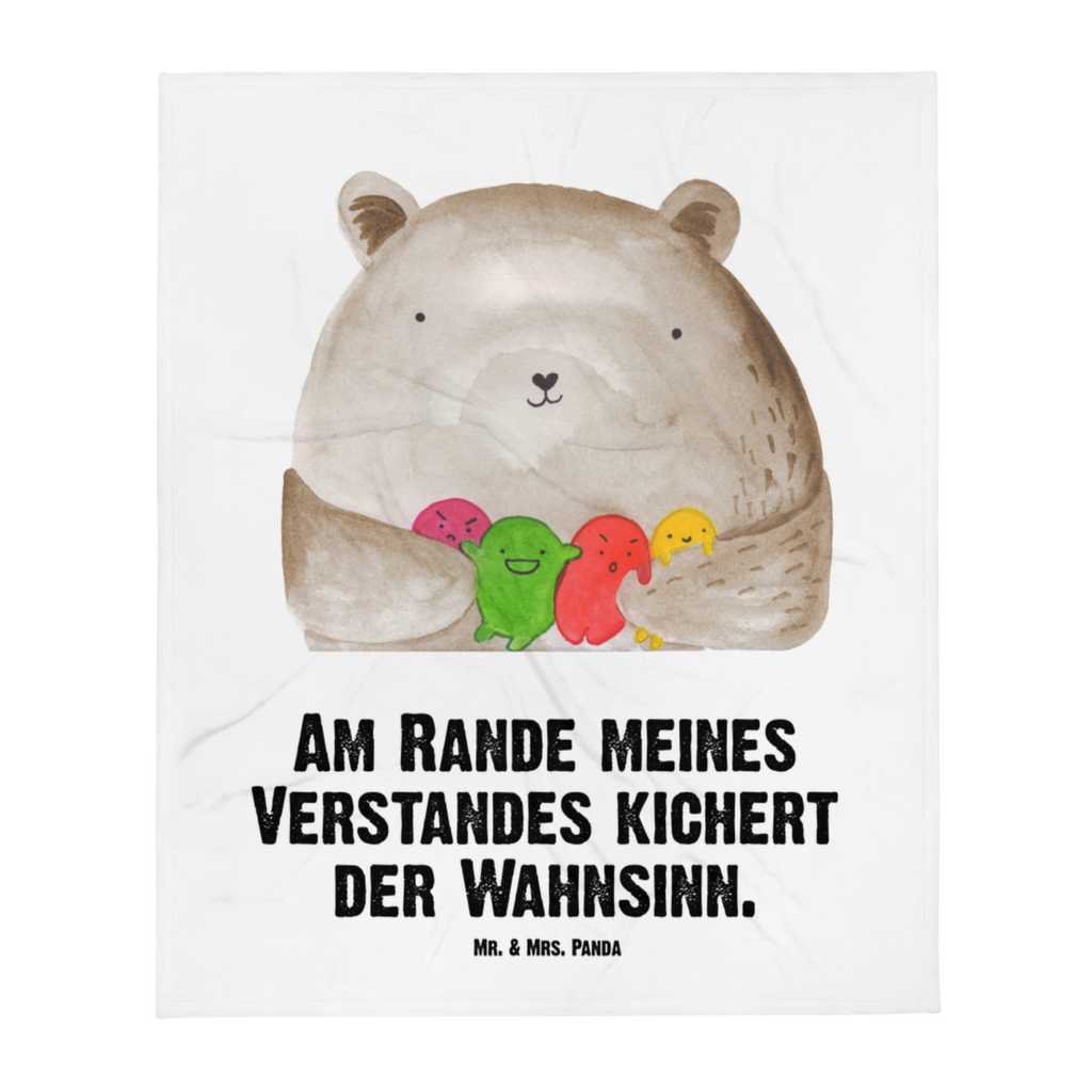 Kuscheldecke Bär Gefühl Decke, Wohndecke, Tagesdecke, Wolldecke, Sofadecke, Bär, Teddy, Teddybär, Wahnsinn, Verrückt, Durchgedreht