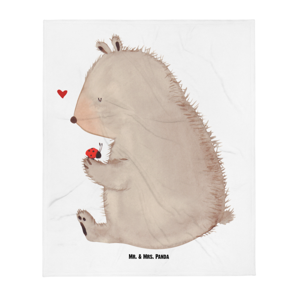 Kuscheldecke Bär mit Marienkäfer Decke, Wohndecke, Tagesdecke, Wolldecke, Sofadecke, Bär, Teddy, Teddybär, Marienkäfer, Liebe, Freiheit, Motivation, Das Leben ist schön